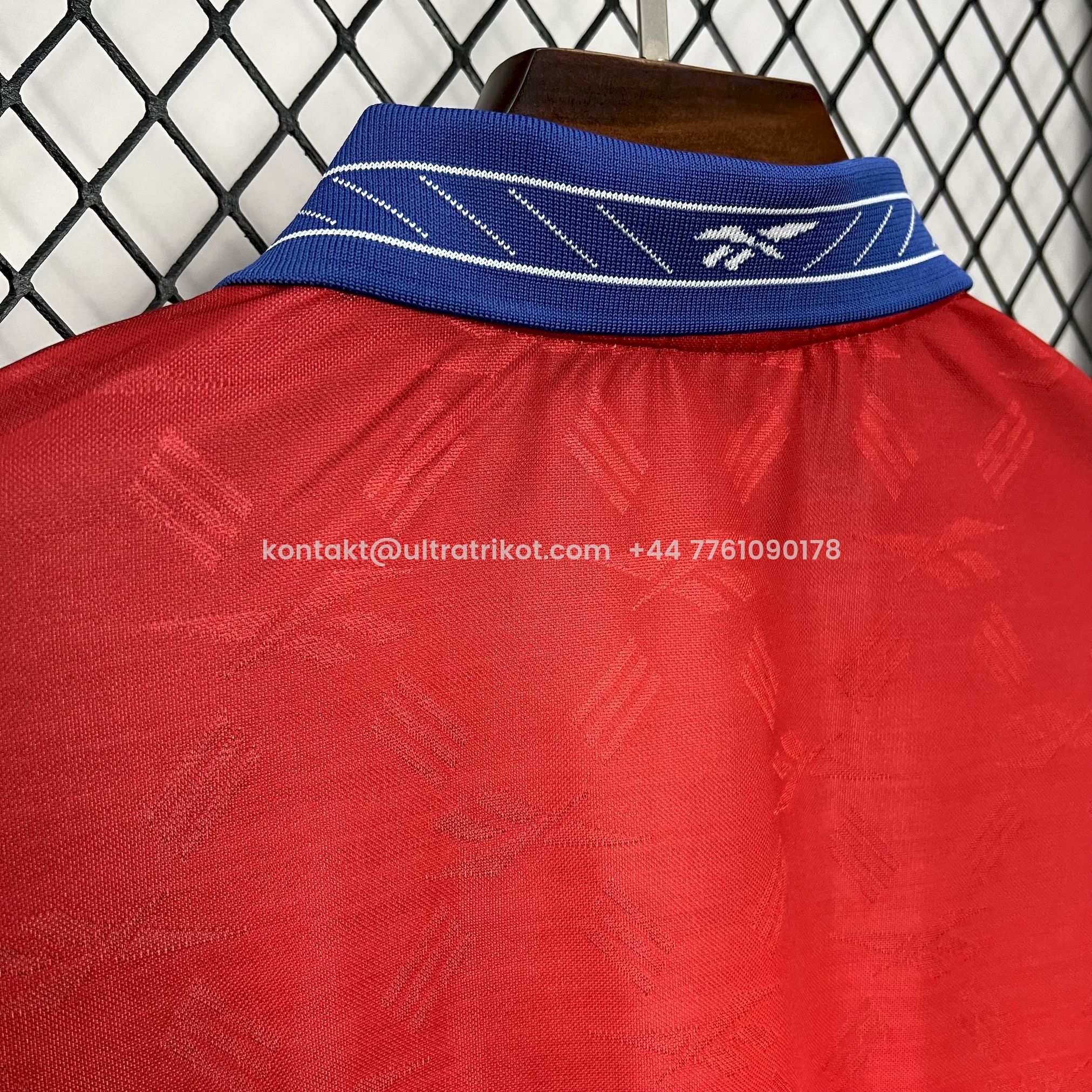 UltraTrikot-Retro Chile 1998 Home Long Sleeve Jersey