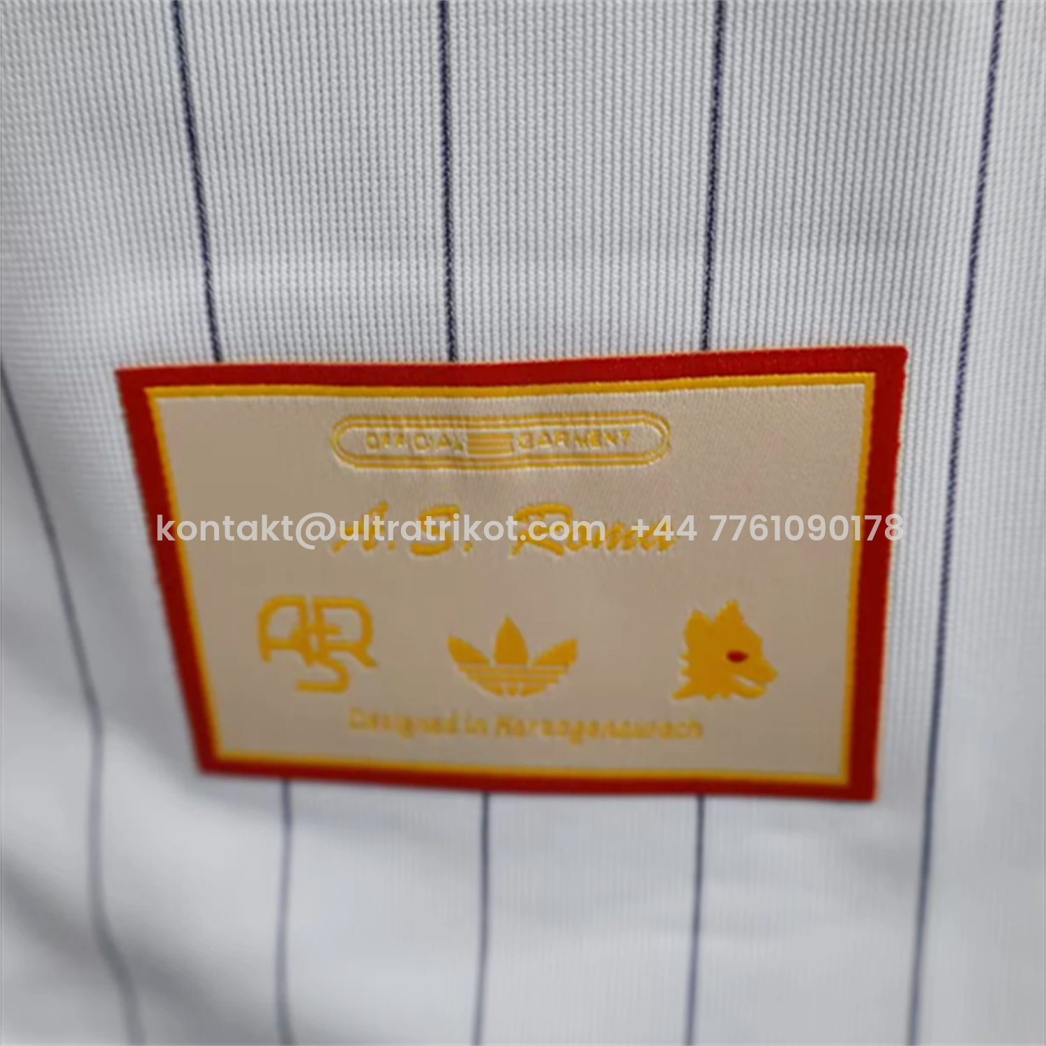 UltraTrikot-AS Roma 25-26 Icon Travel Special Edition White Jersey - Player Version