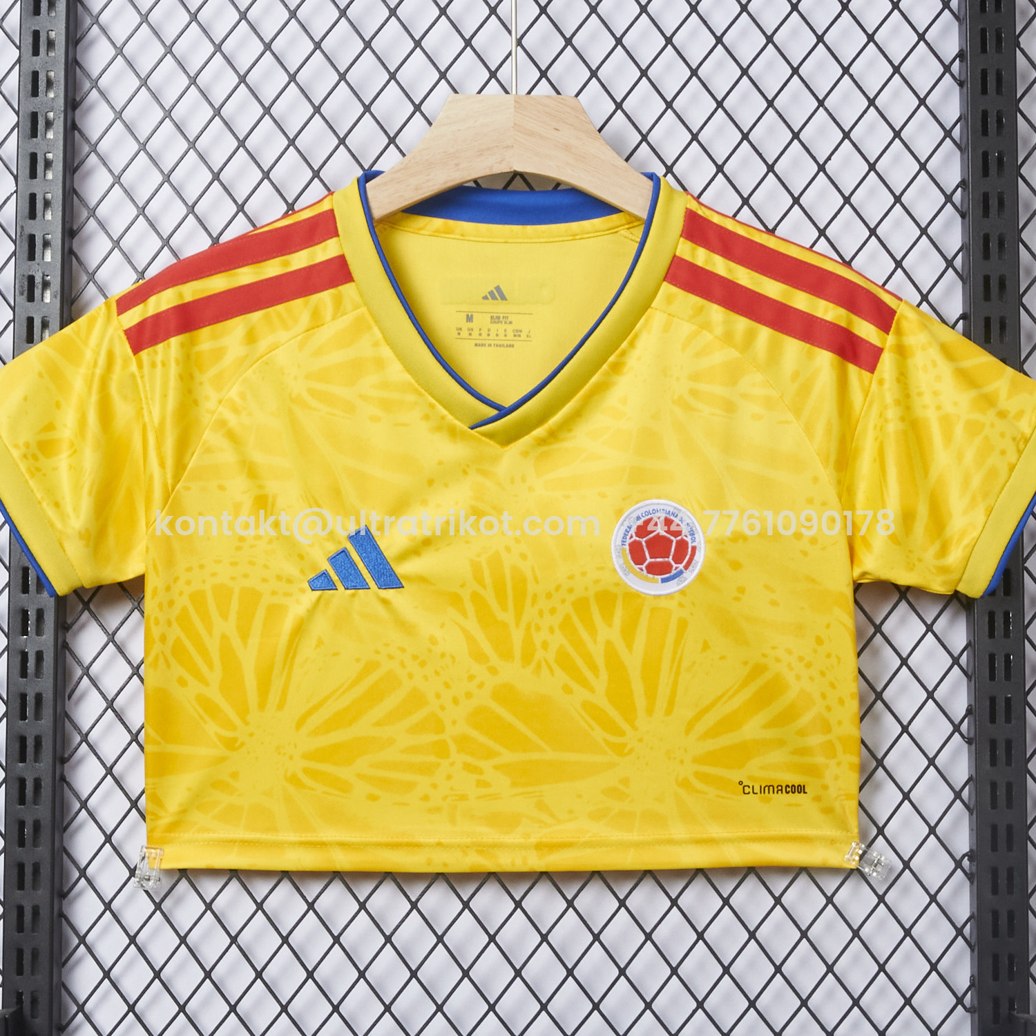 UltraTrikot-Women's Colombia 2026 Home Cropped Jersey