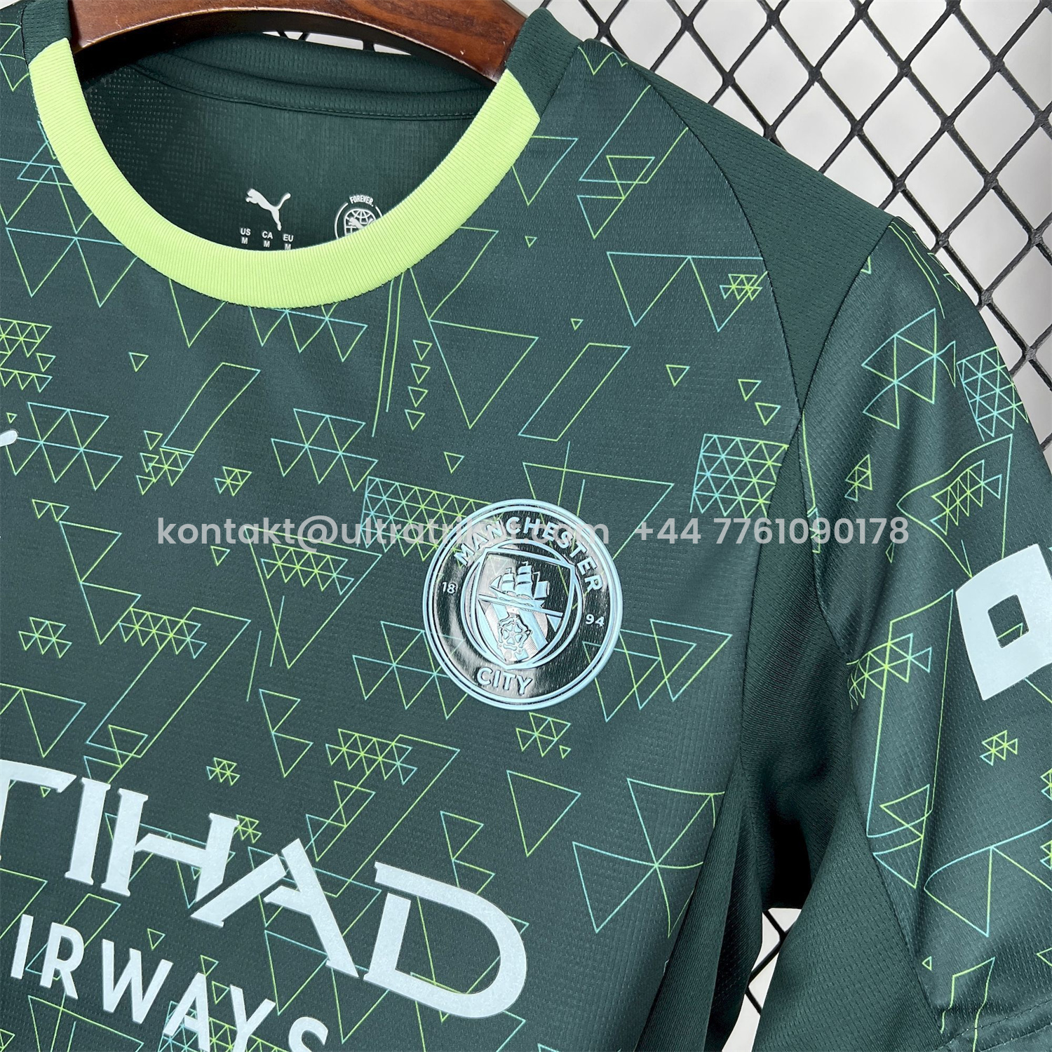 UltraTrikot-Manchester City 25-26 Fourth Green Jersey - Fans Version
