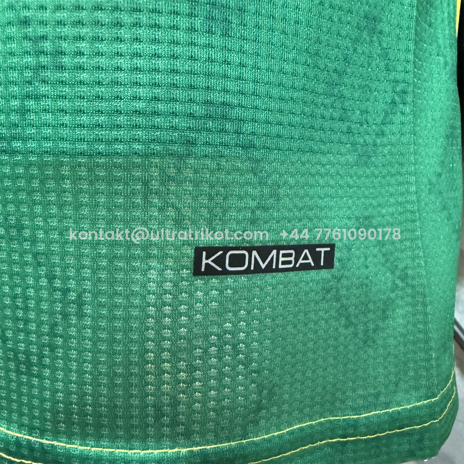 UltraTrikot-JS Kabylie 25-26 Home Yellow And Green Jersey - Player Version