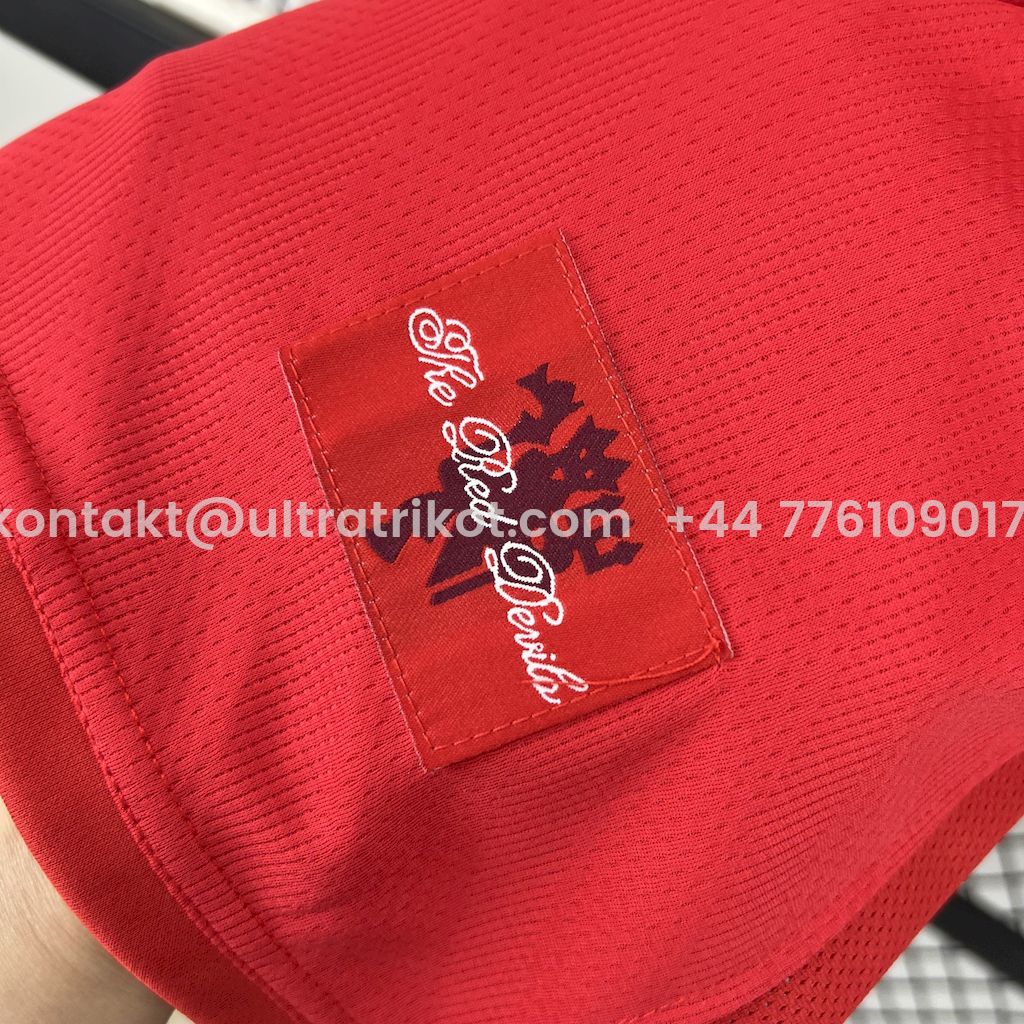 UltraTrikot-Retro Manchester United 07-08 Champions League Final Home Long Sleeve Jersey