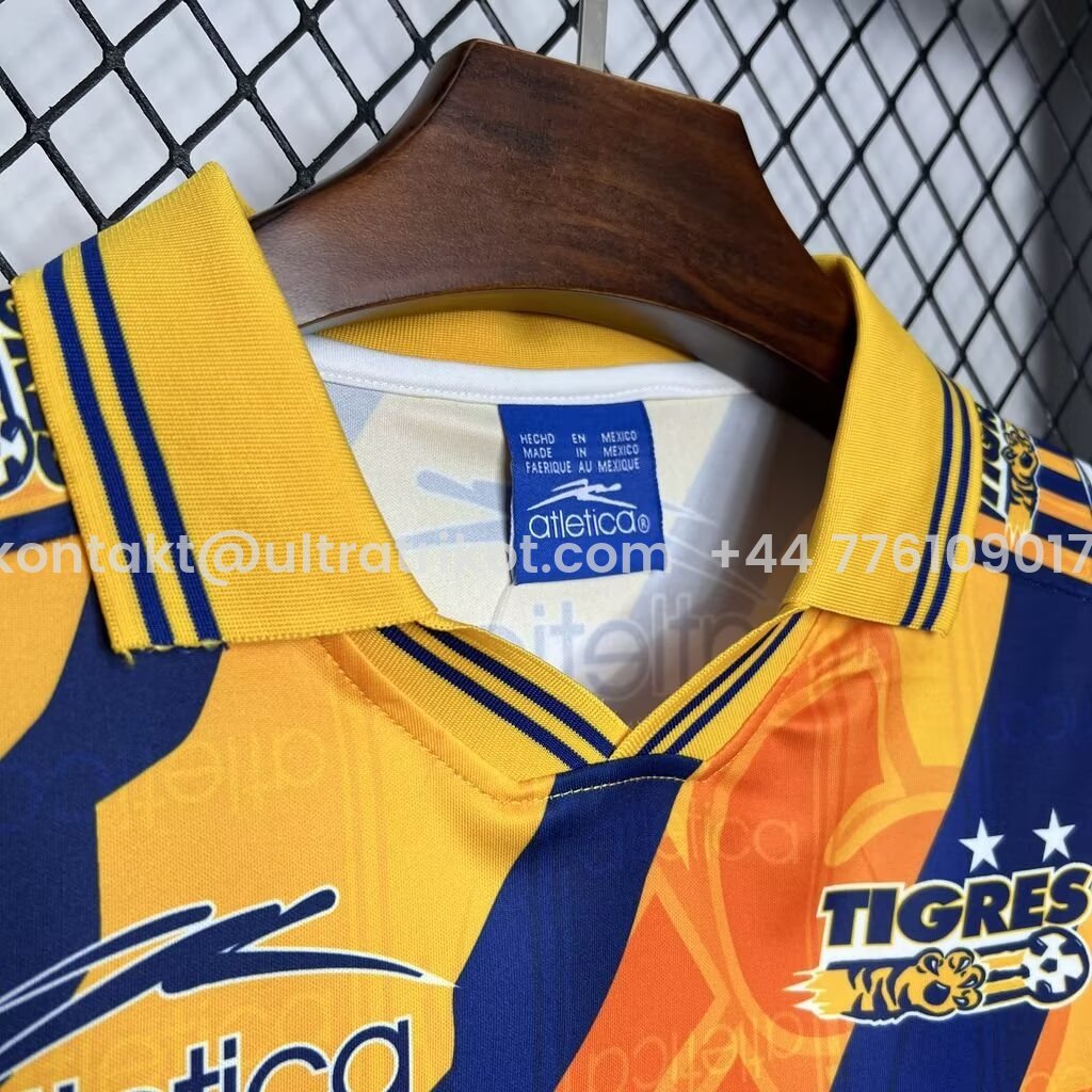 UltraTrikot-Retro Tigres UANL 1997-98 Home Stadium Jersey