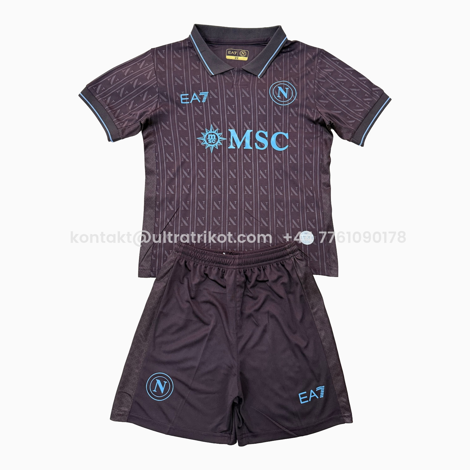 UltraTrikot-Napoli 25-26 Third Men's Adult Jersey Set - Fans Version