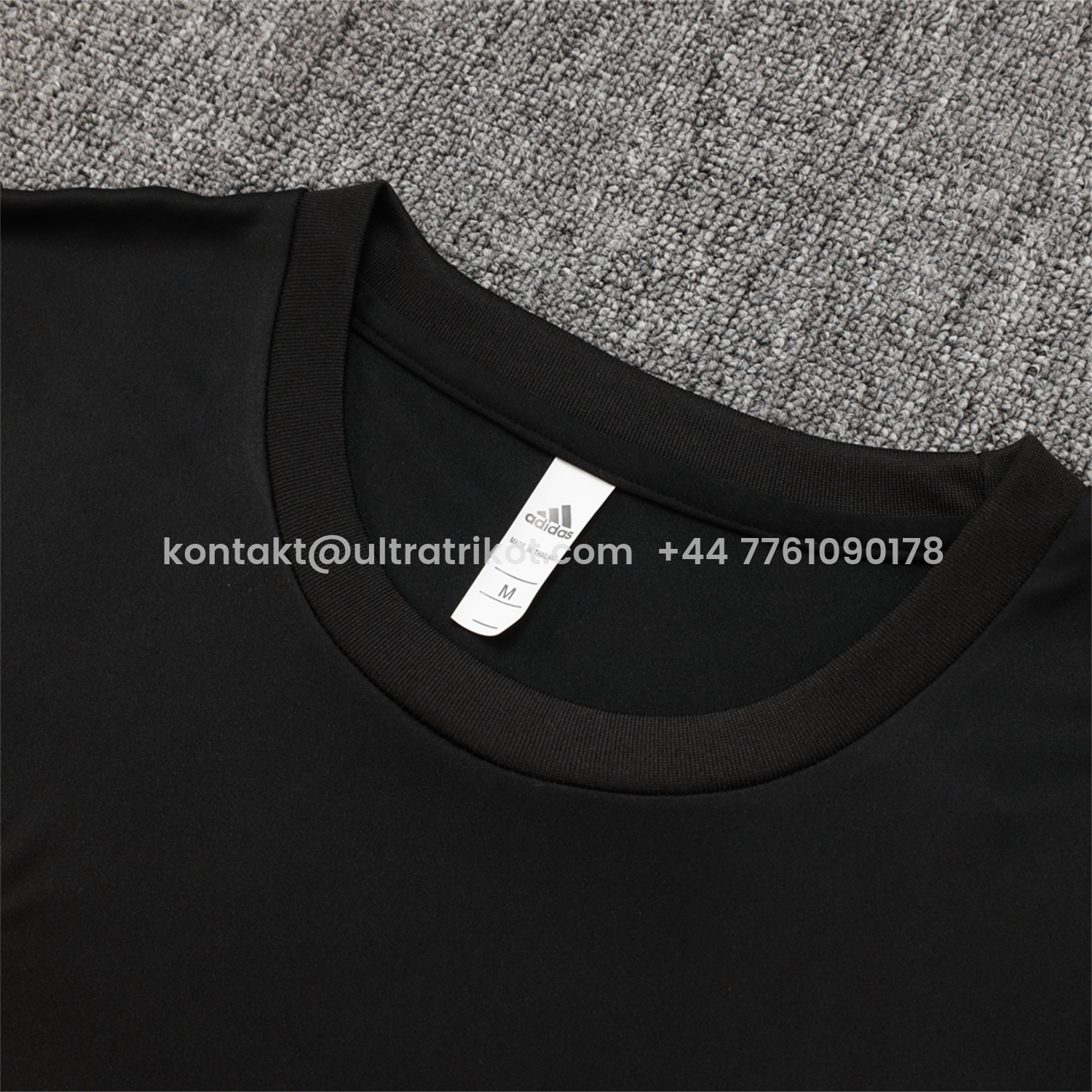 UltraTrikot-Liver.pool 25-26 Vest Training Set - Black Vest & Black Shorts