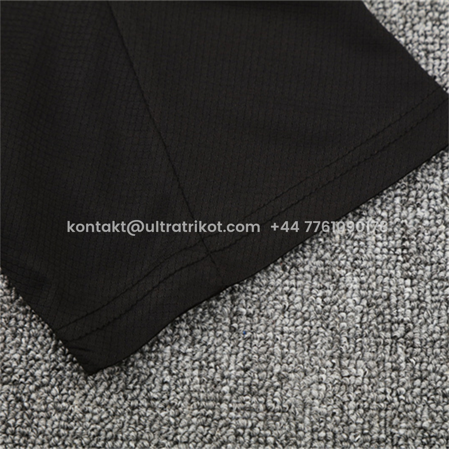 UltraTrikot-Brazil 25-26 Short-Sleeve Training Set - Black Top & Black Shorts