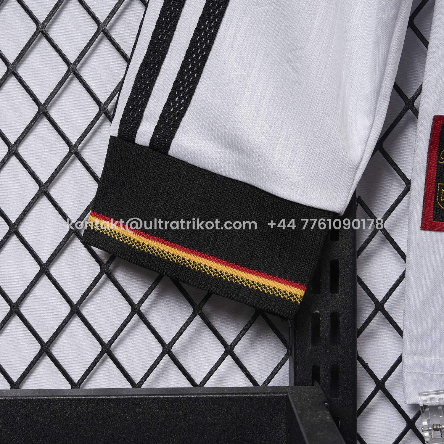 UltraTrikot-Retro Germany 1996 Home Long Sleeves Jersey