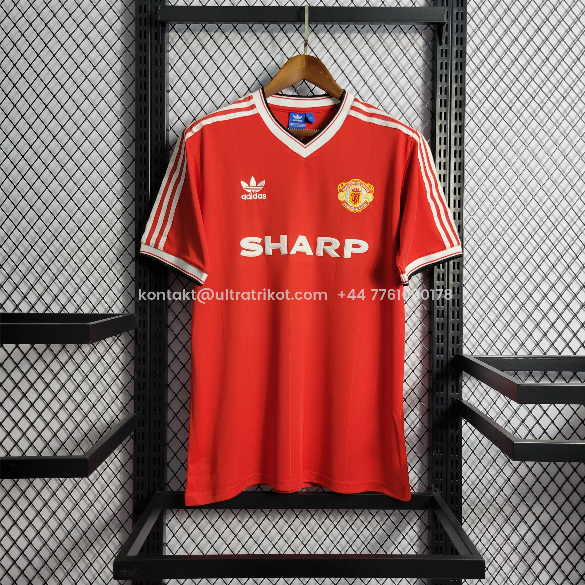 UltraTrikot-Retro Manchester United 83-84 Home Stadium Jersey