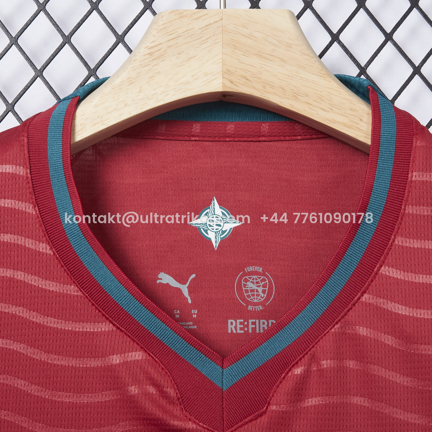UltraTrikot-Women's Portugal 2026 Home Cropped Jersey