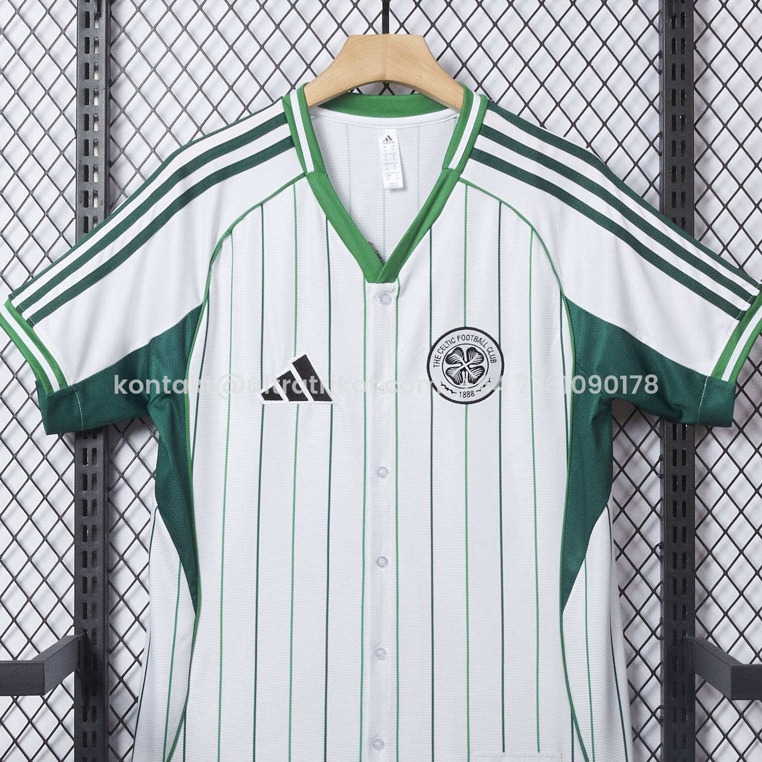 UltraTrikot-Celtic 25-26 White Baseball Jersey