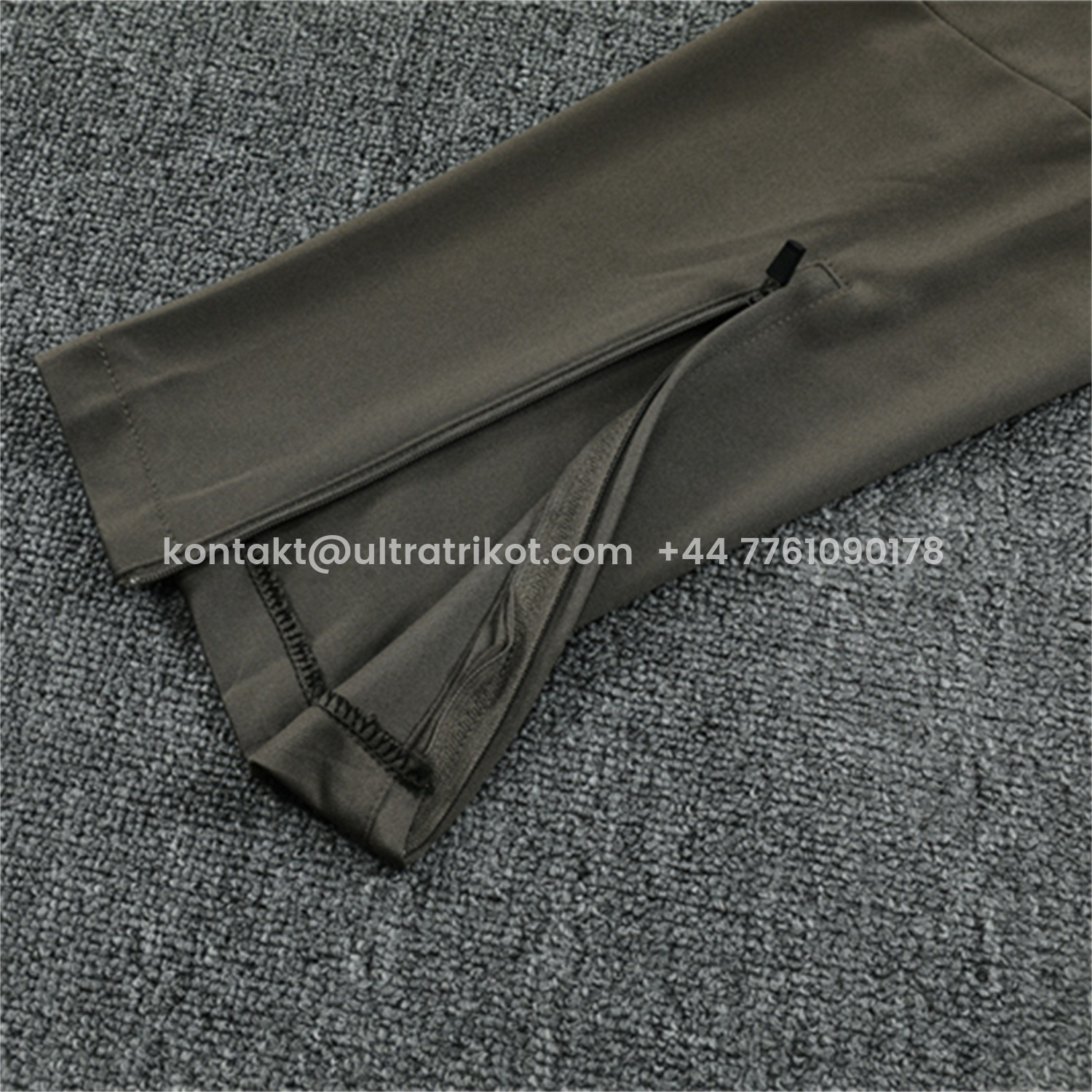 UltraTrikot-Real Madrid 25-26 Long Sleeve Training Set - Player Version - Khaki Top and Khaki Pants