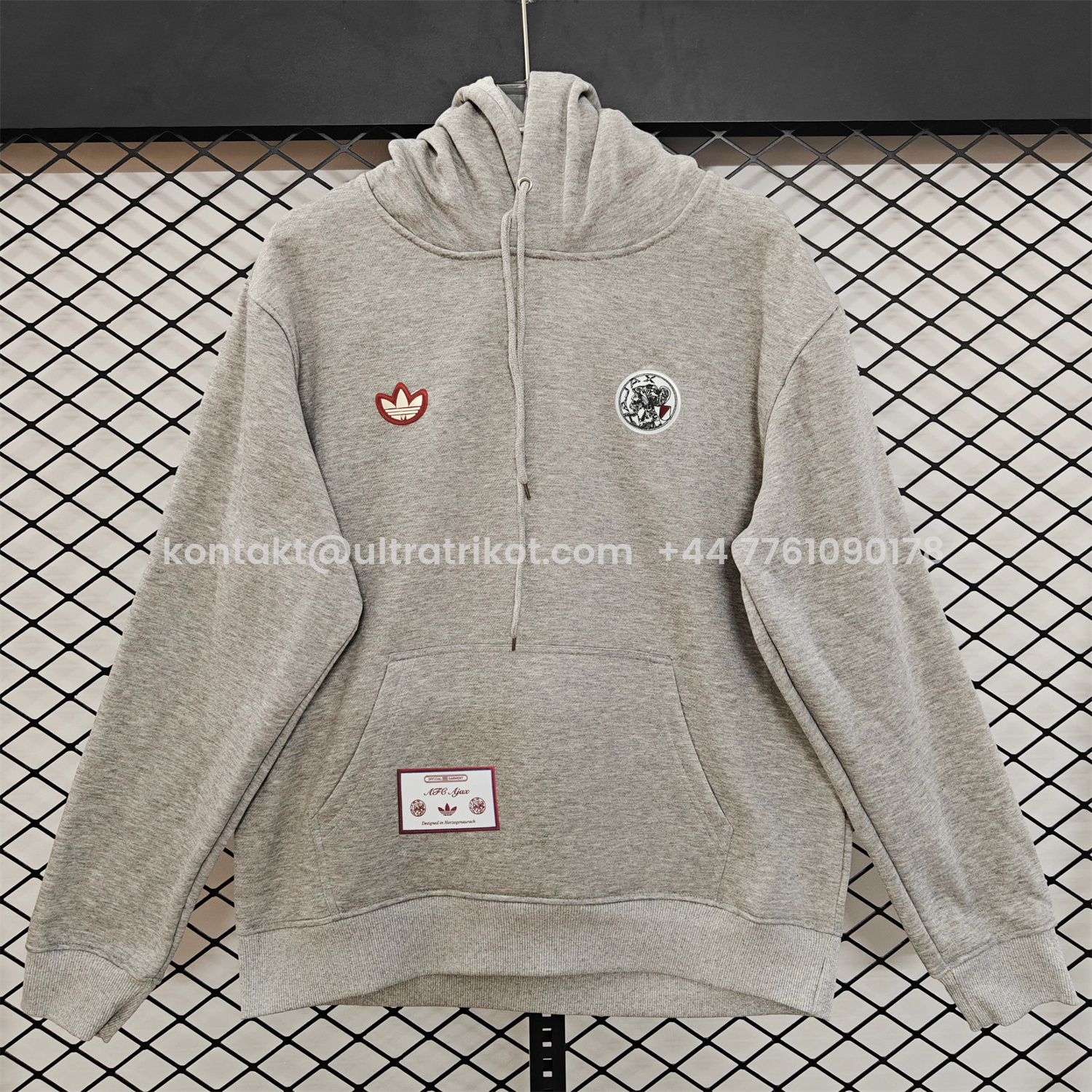 UltraTrikot-Ajax 25-26 Originals Terrace Icon Unisex Pullover Hoodie
