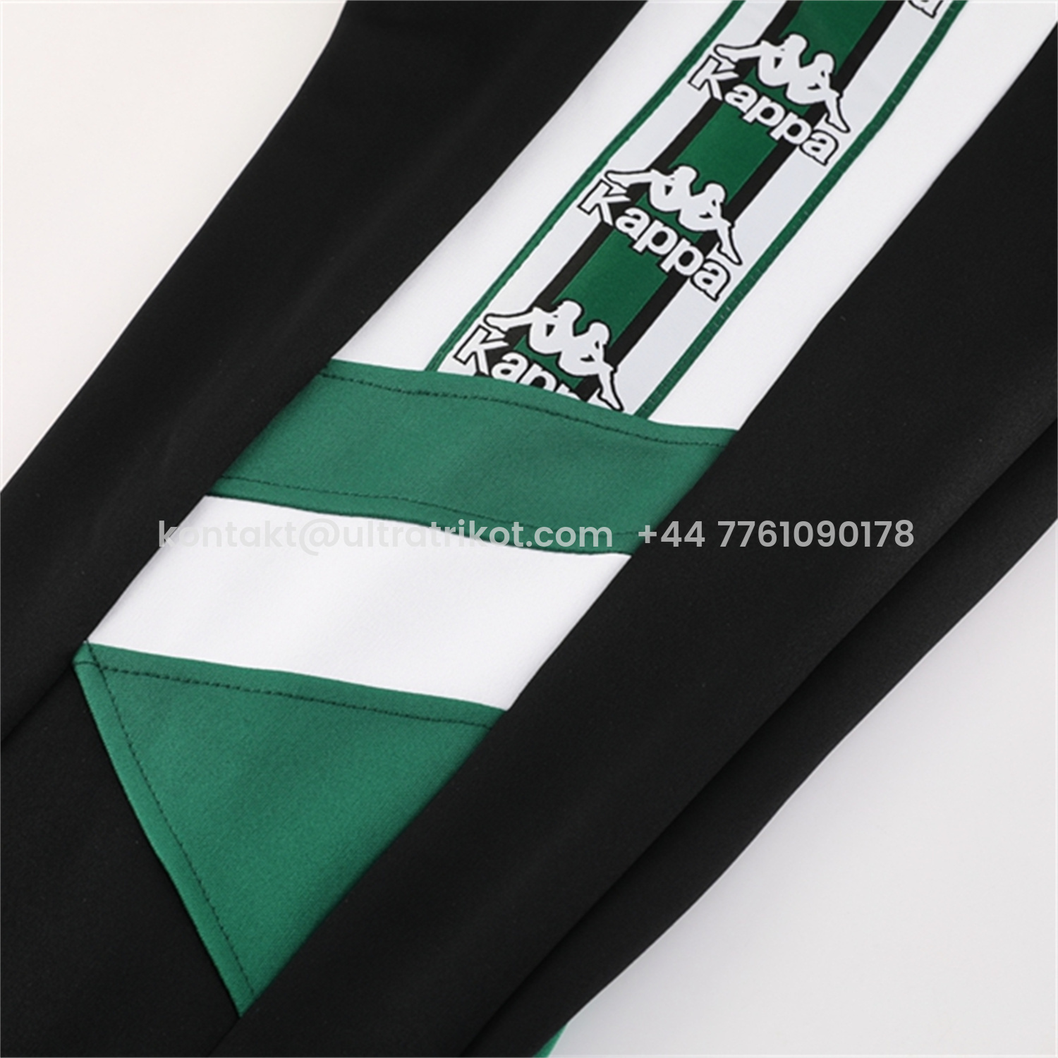 UltraTrikot-Real Betis 25-26 Jacket Training Tracksuit - Green White Black Throwback Jackets & Black Pants