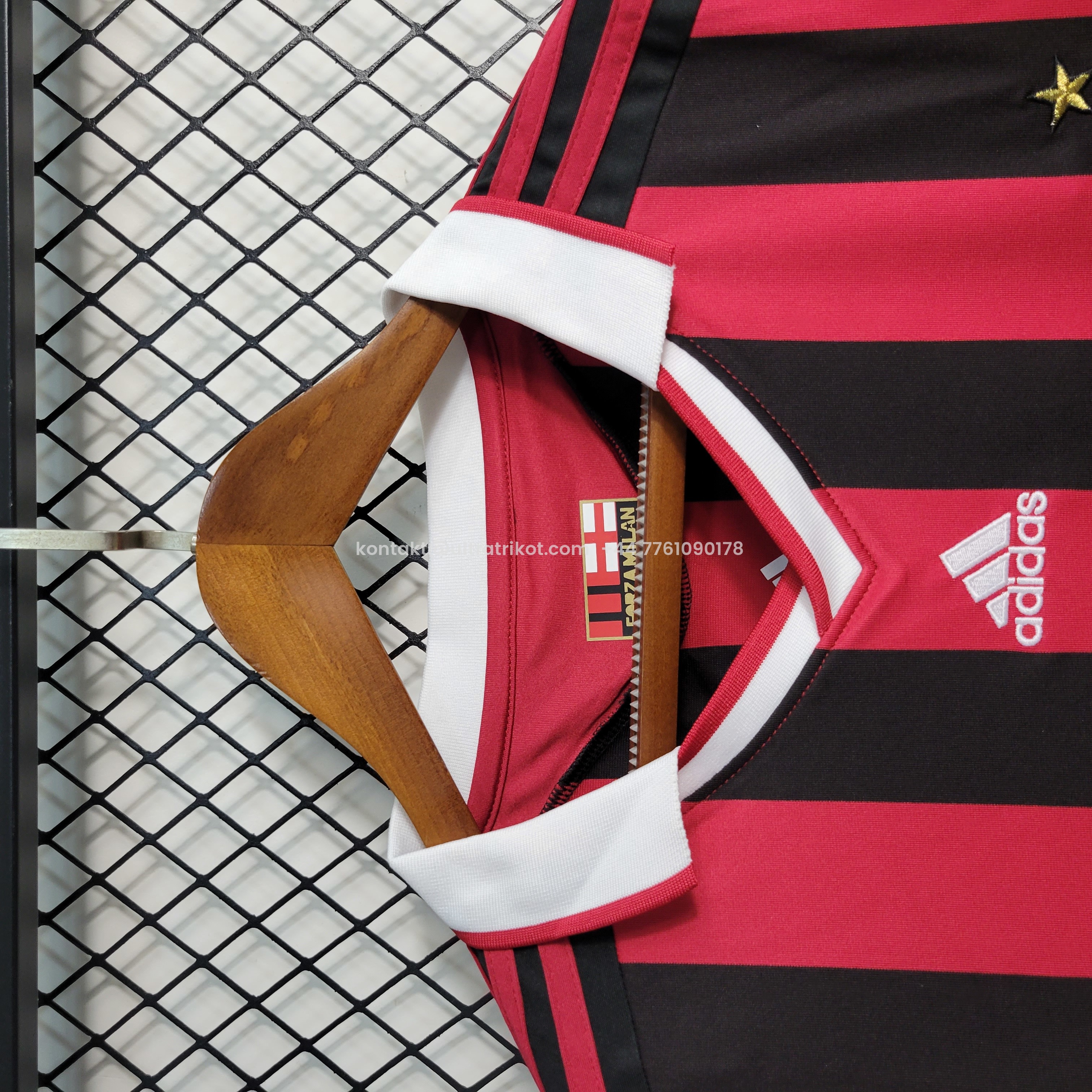 UltraTrikot-Retro AC Milan 2009-10 Home Stadium Jersey