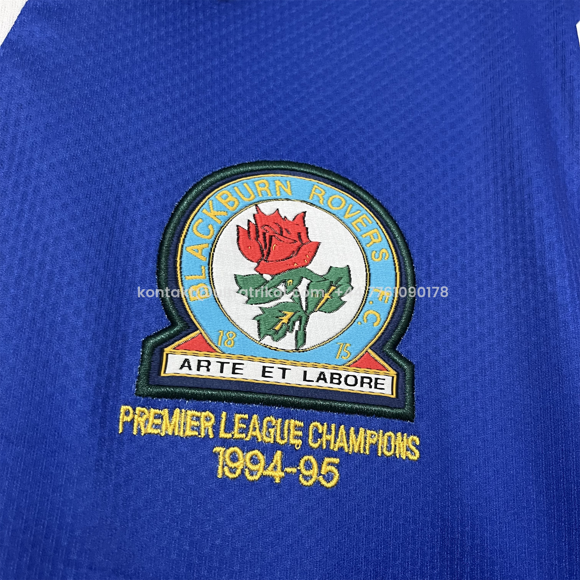UltraTrikot-Retro Blackburn Rovers 1994-95 Home Stadium Jersey