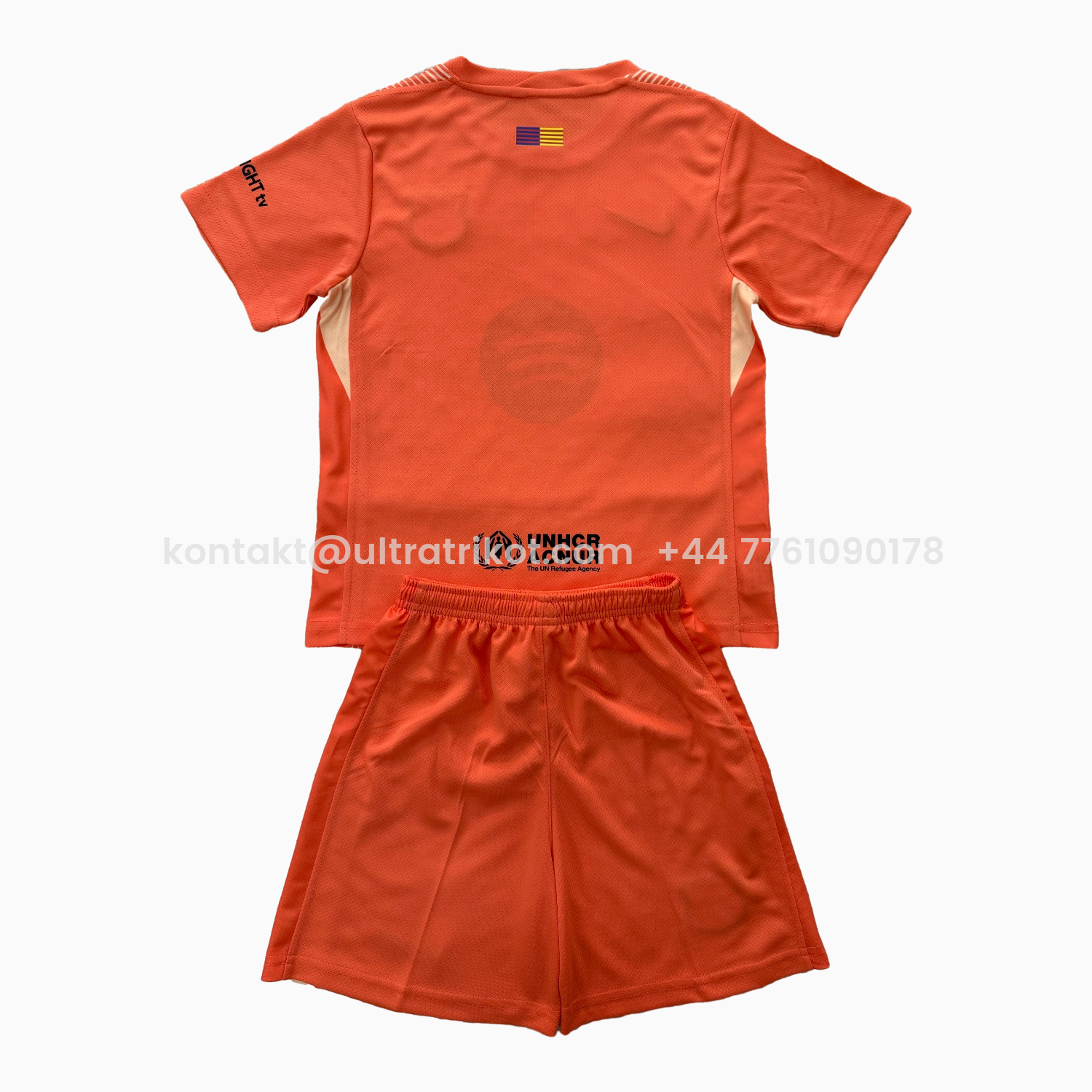 UltraTrikot-Barcelona 25-26 Orange Goalkeeper Kids Kit