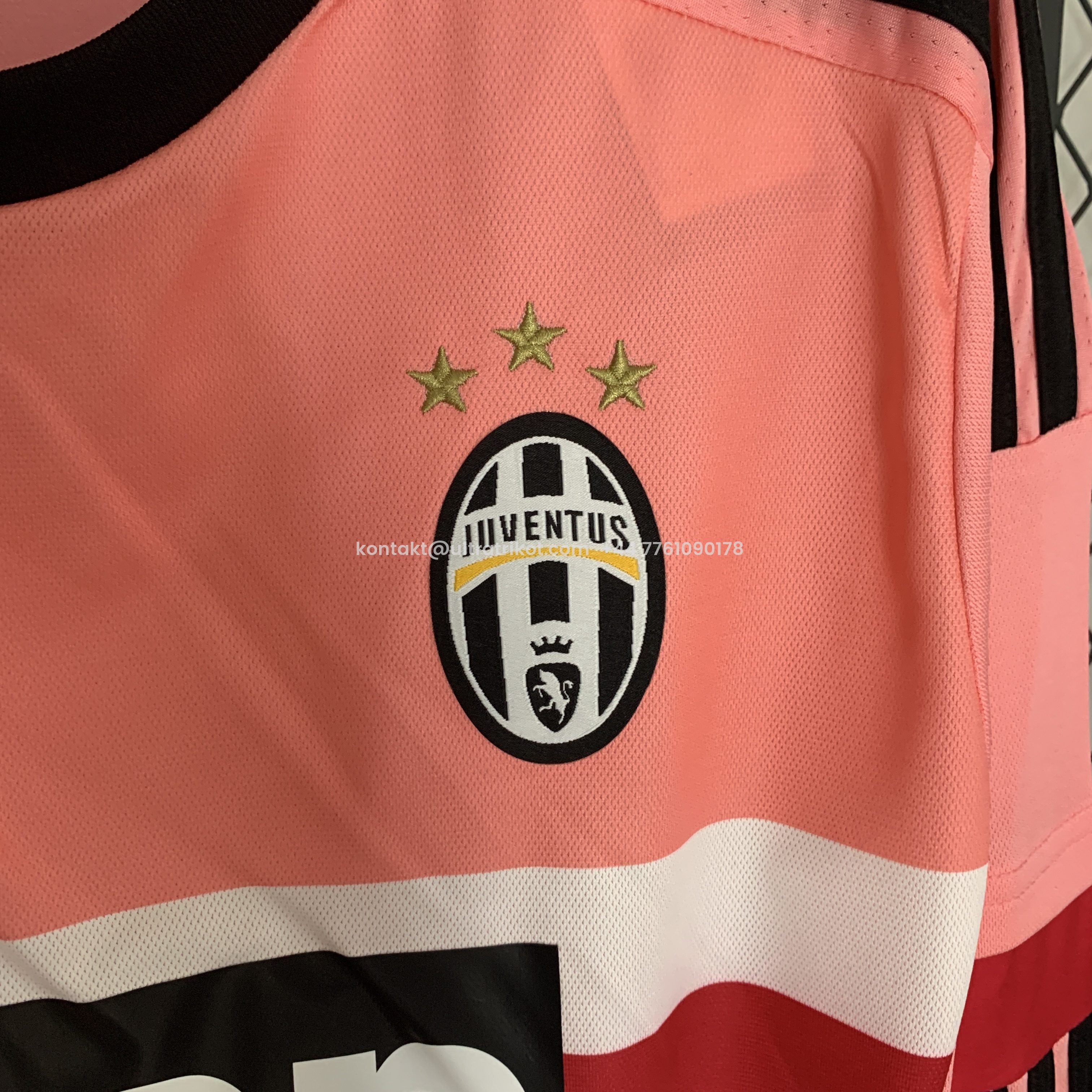 UltraTrikot-Retro Juventus 15-16 Away Stadium Long Sleeve Jersey