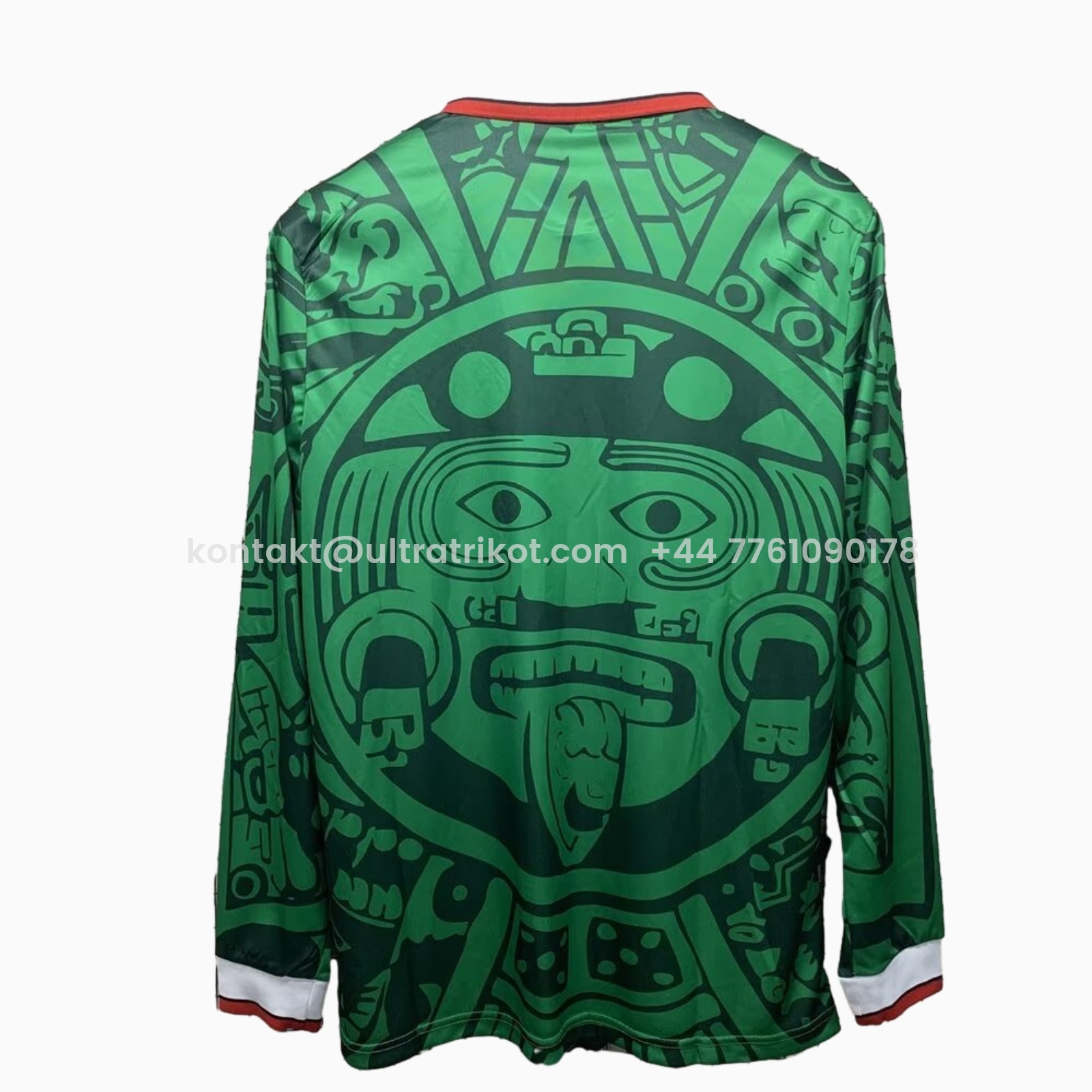 UltraTrikot-Retro Mexico 1998 Home Long Sleeves Jersey