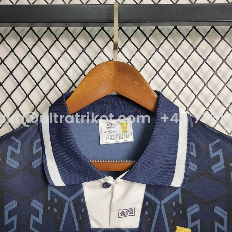 UltraTrikot-Retro S-c-o.t l.a-n.d 1992 Home Stadium Jersey