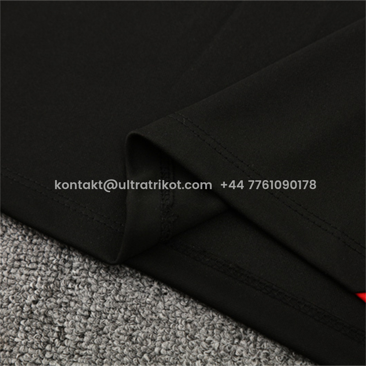 UltraTrikot-Portugal 25-26 Long Sleeve Training Set - Black Top & Black Pants