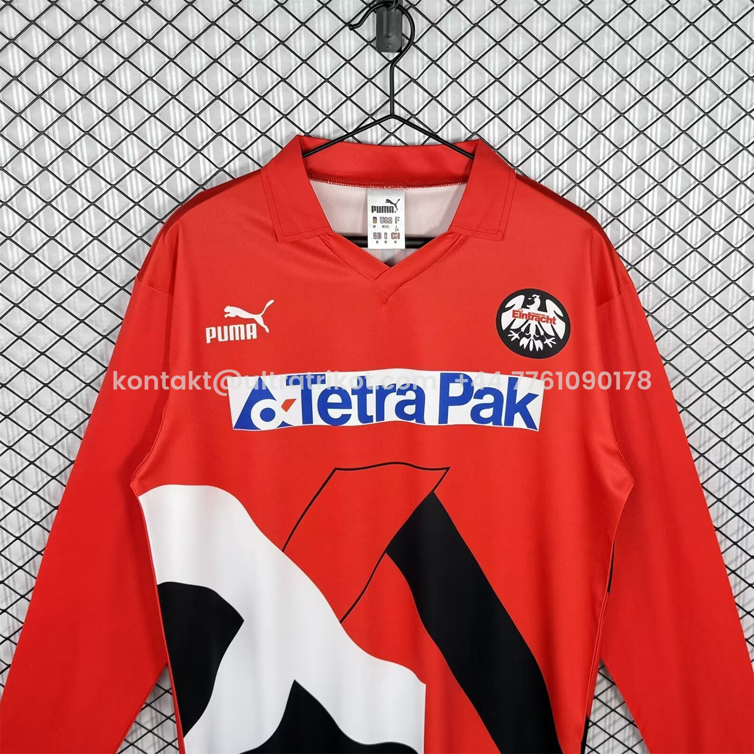 UltraTrikot-Retro Frankfurt 1993-95 Home Long Sleeves Jersey
