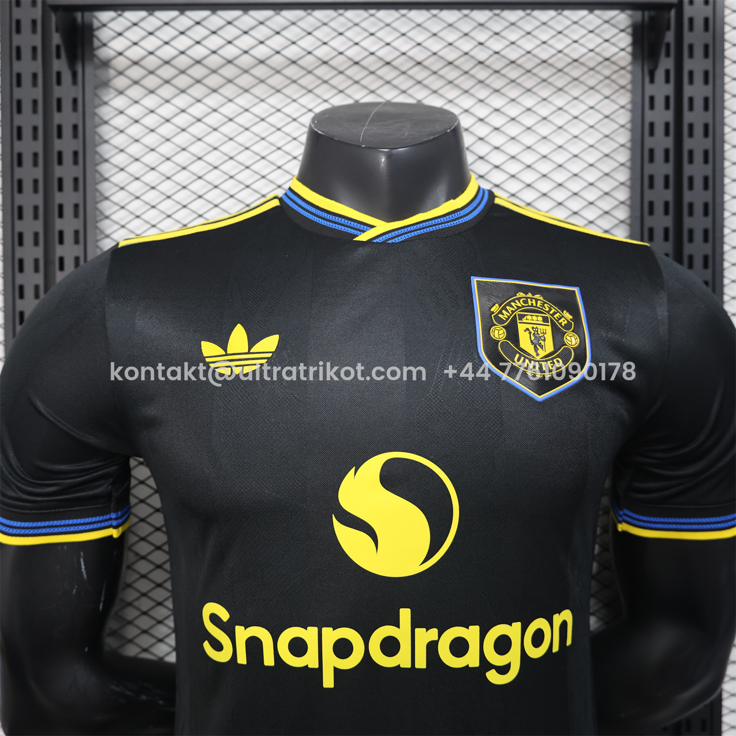 UltraTrikot-Manchester United 25-26 Third Black Jersey - Player Version