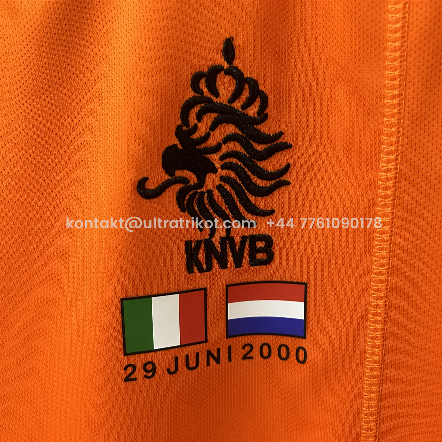 UltraTrikot-Retro Netherlands 2000 Home Stadium Jersey