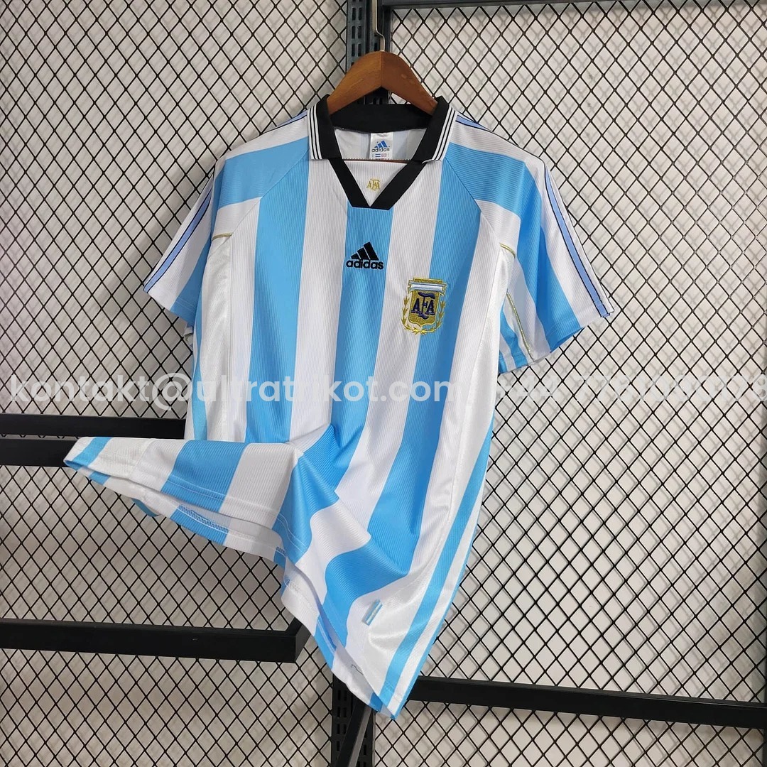 UltraTrikot-Retro Argentina 1998 Home Stadium Jersey