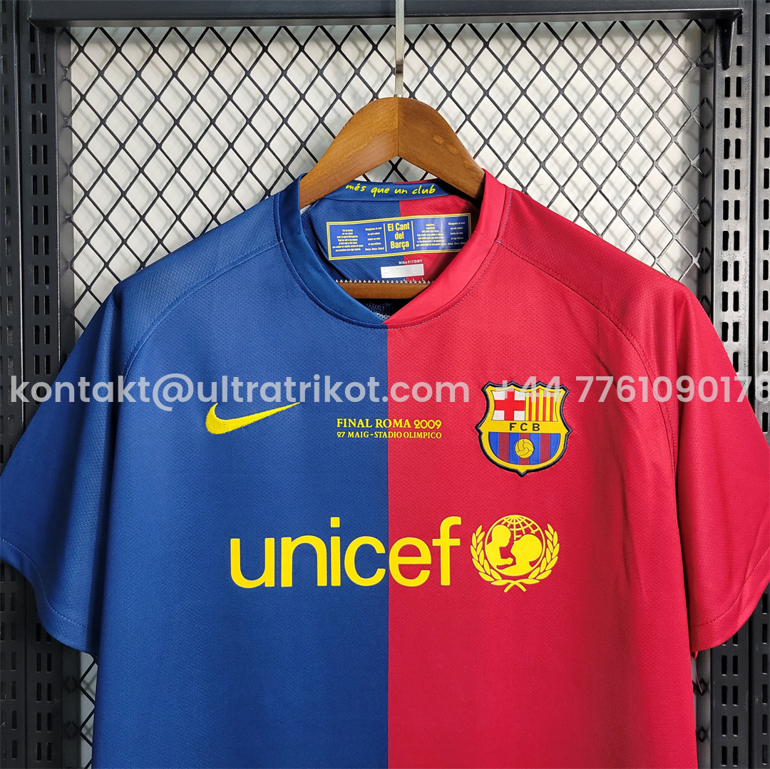 UltraTrikot-Retro Barcelona 08-09 Home Stadium Jersey