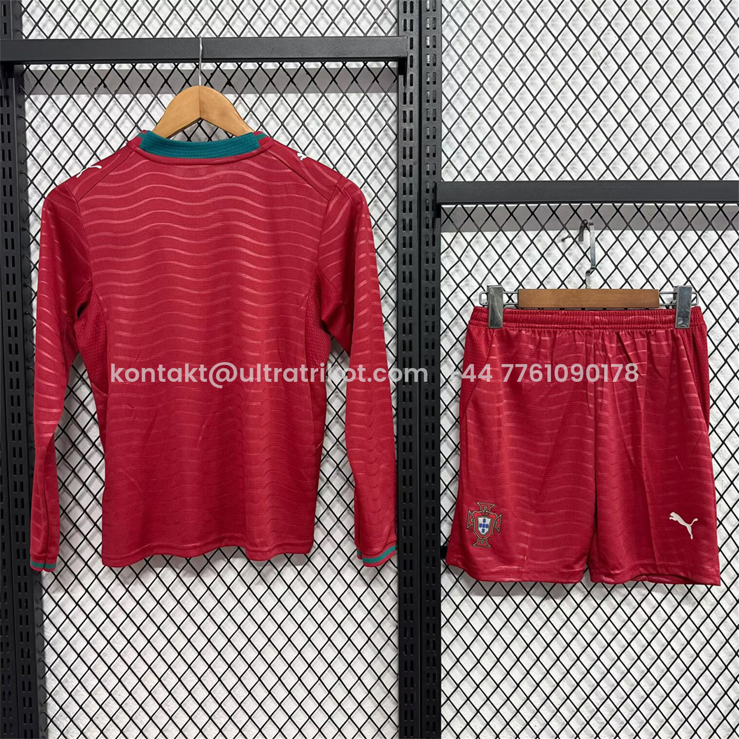 UltraTrikot-Portugal 2026 Home Long Sleeves Kids Kit