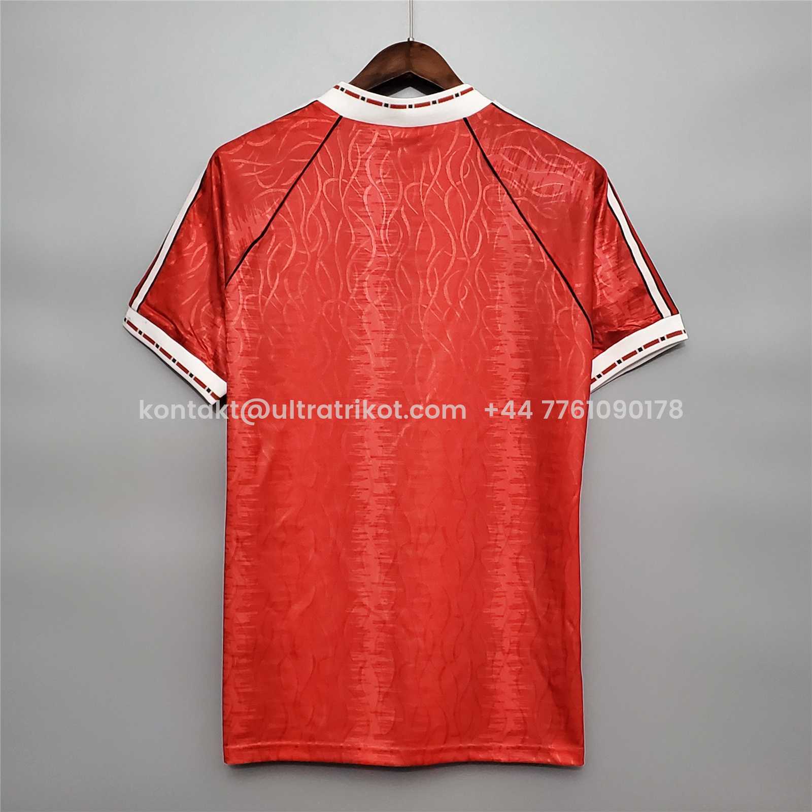 UltraTrikot-Retro Manchester United 91-92 Home Jersey
