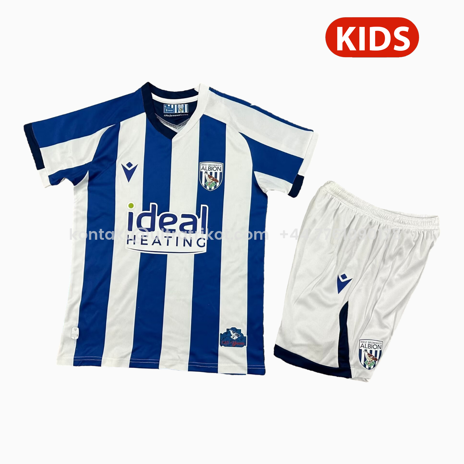 UltraTrikot-West Bromwich Albion Home Away Kids Kit