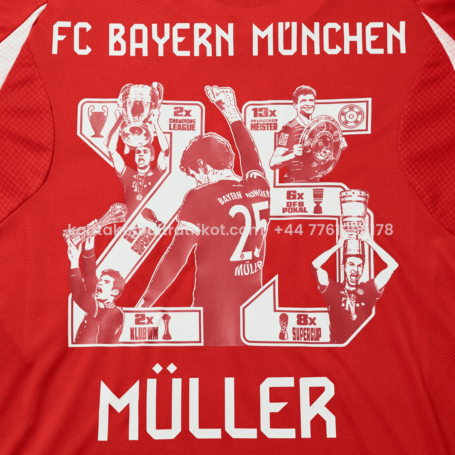 UltraTrikot-Bayern Munich 25-26 Home Müller Limited Edition Kids Kit