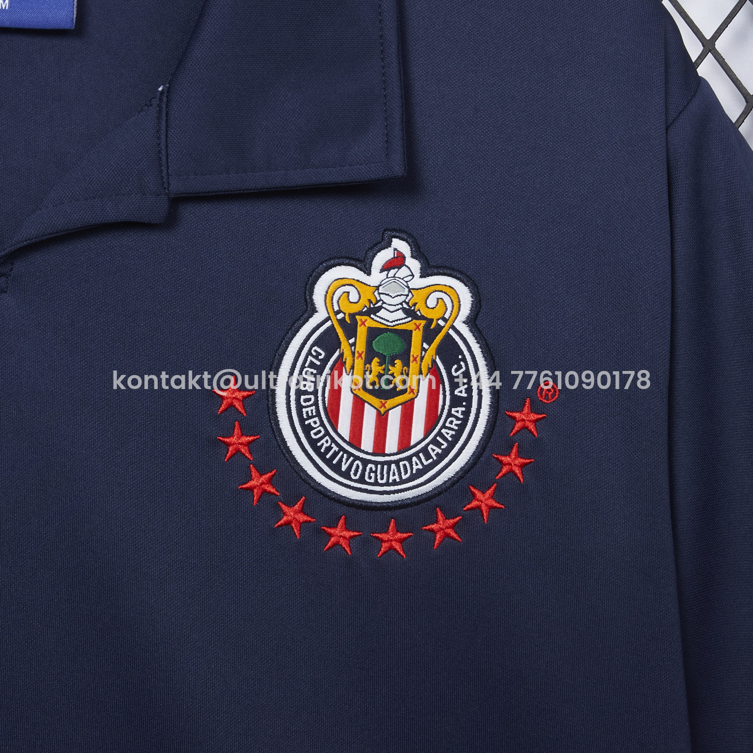 UltraTrikot-Retro Chivas de Guadalajara 2003-04 Away Deep Blue Jersey