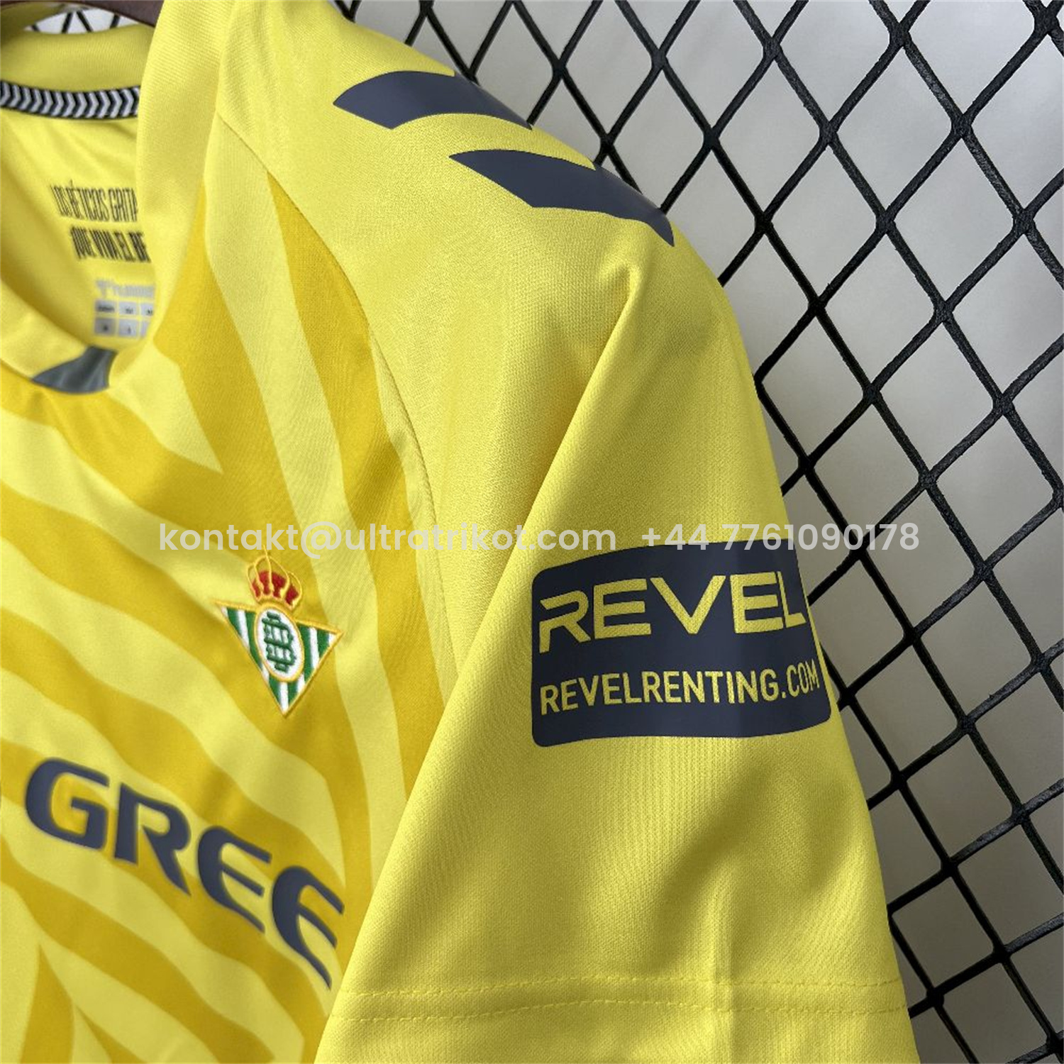 UltraTrikot-Real Betis 25-26 Yellow Goalkeeper Jersey - Fans Version