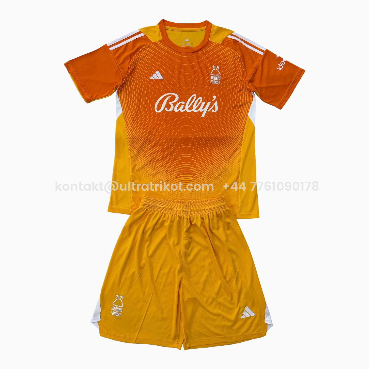 UltraTrikot-Nottingham Forest 25-26 Orange Goalkeeper Kids Kit