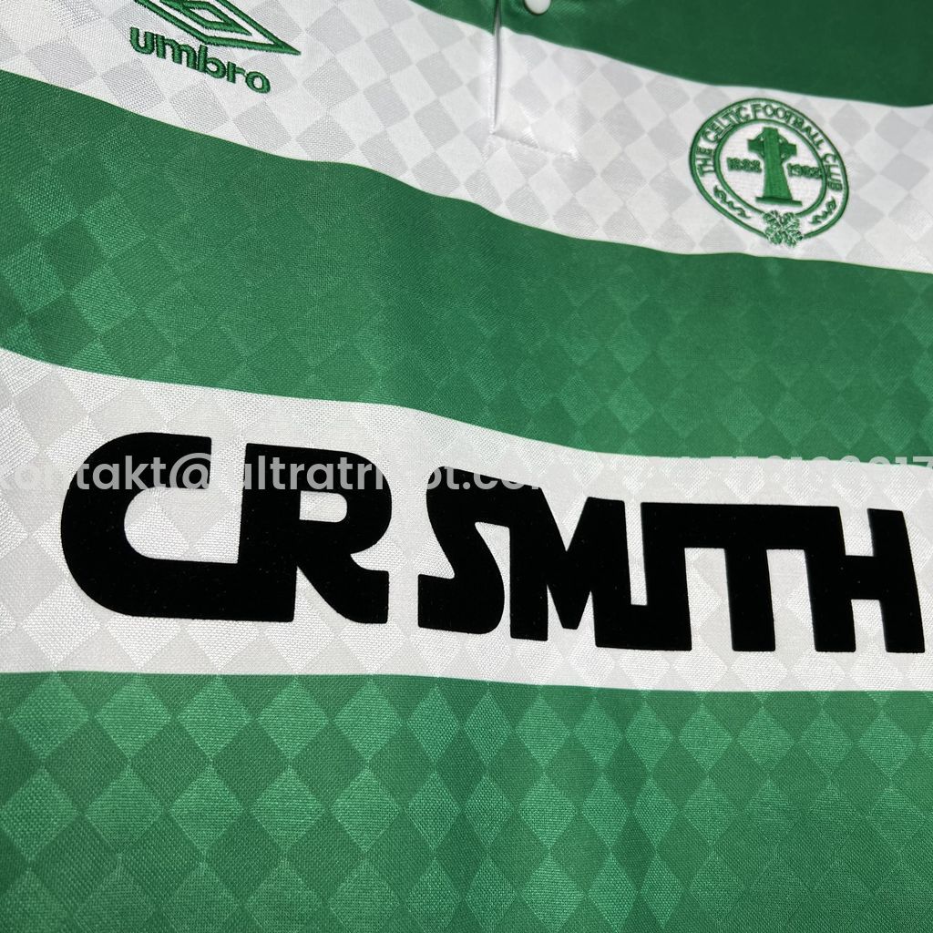 UltraTrikot-Retro Celtic 1987-88 Home Stadium Jersey