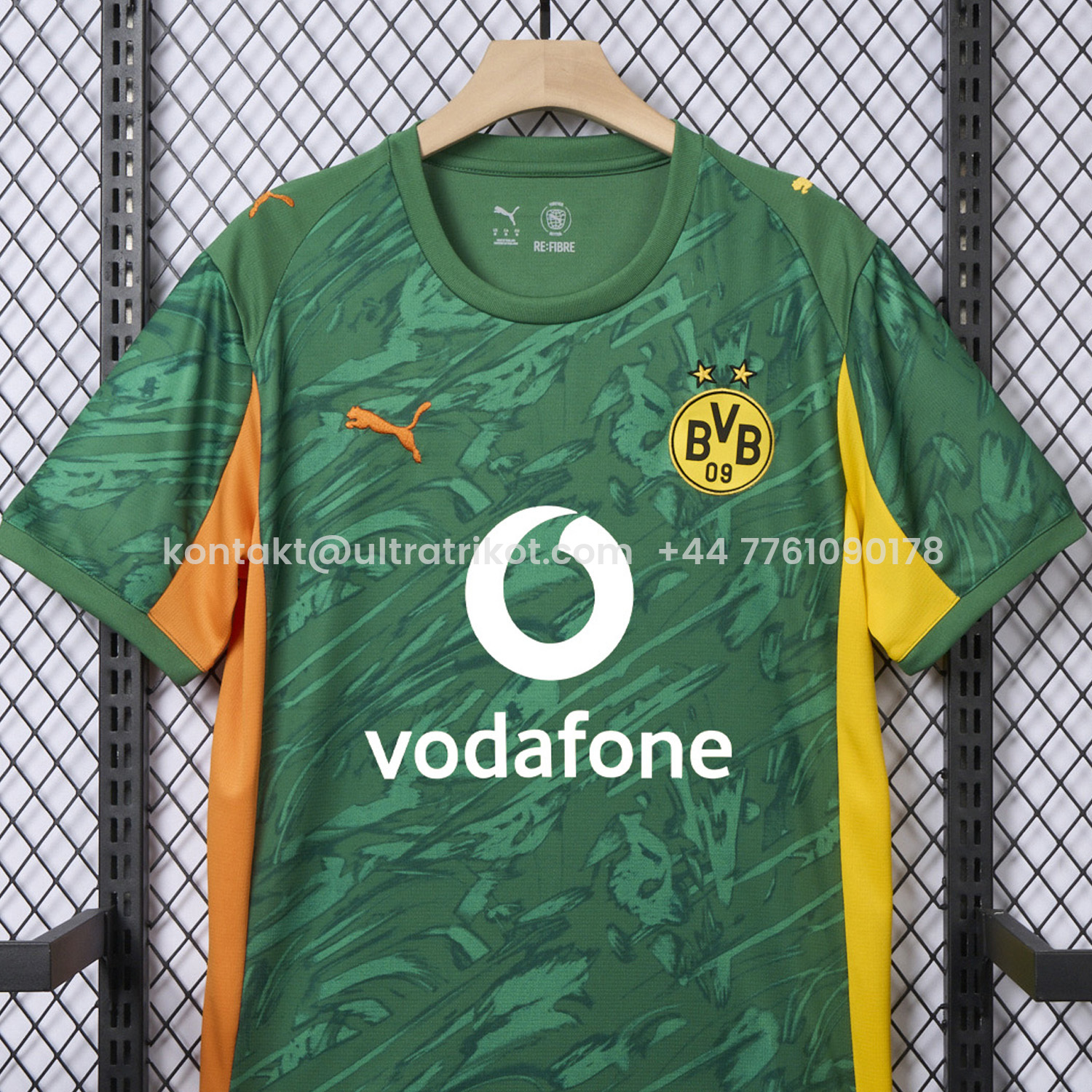 UltraTrikot-Dortmund 25-26 Green Goalkeeper Jersey - Fans Version