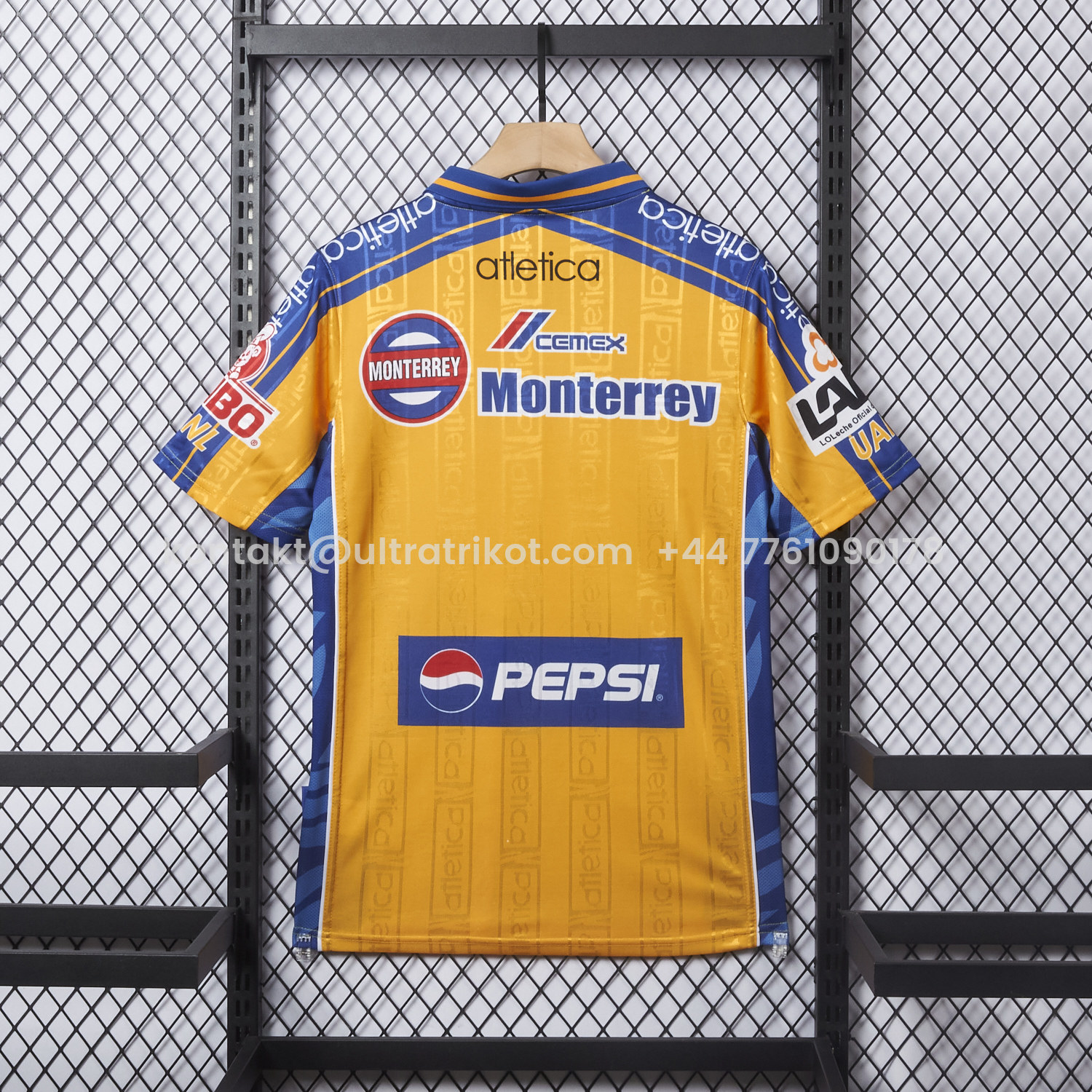 UltraTrikot-Retro Tigres UANL 1999-00 Home Jersey