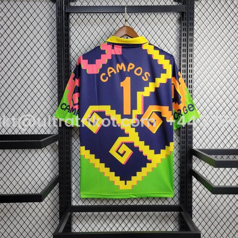 UltraTrikot-Retro Mexico 1995 Goalkeeper Green Black Jersey