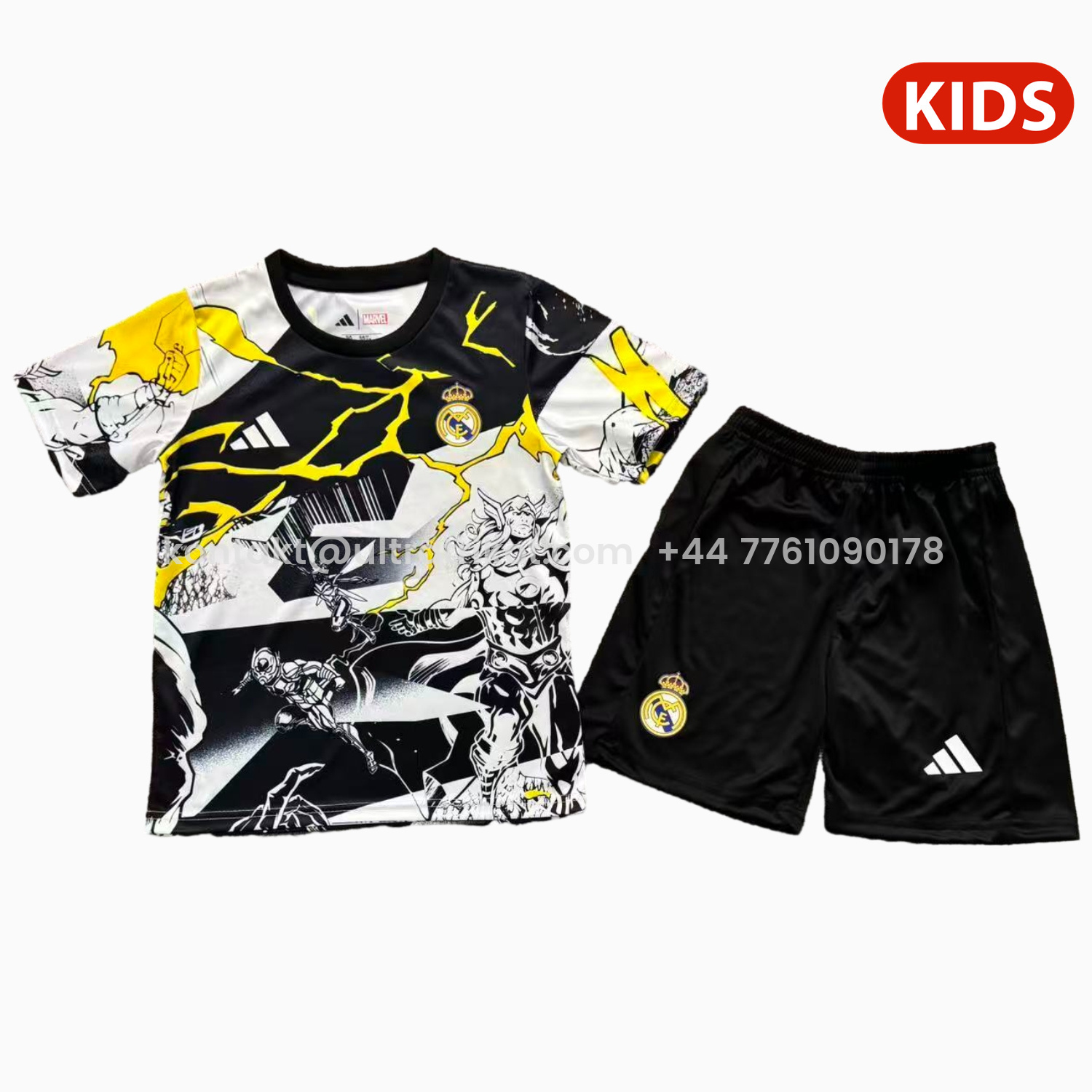 UltraTrikot-Real Madrid 25-26 Thunder Comics Pre-Match Special Kids Kit