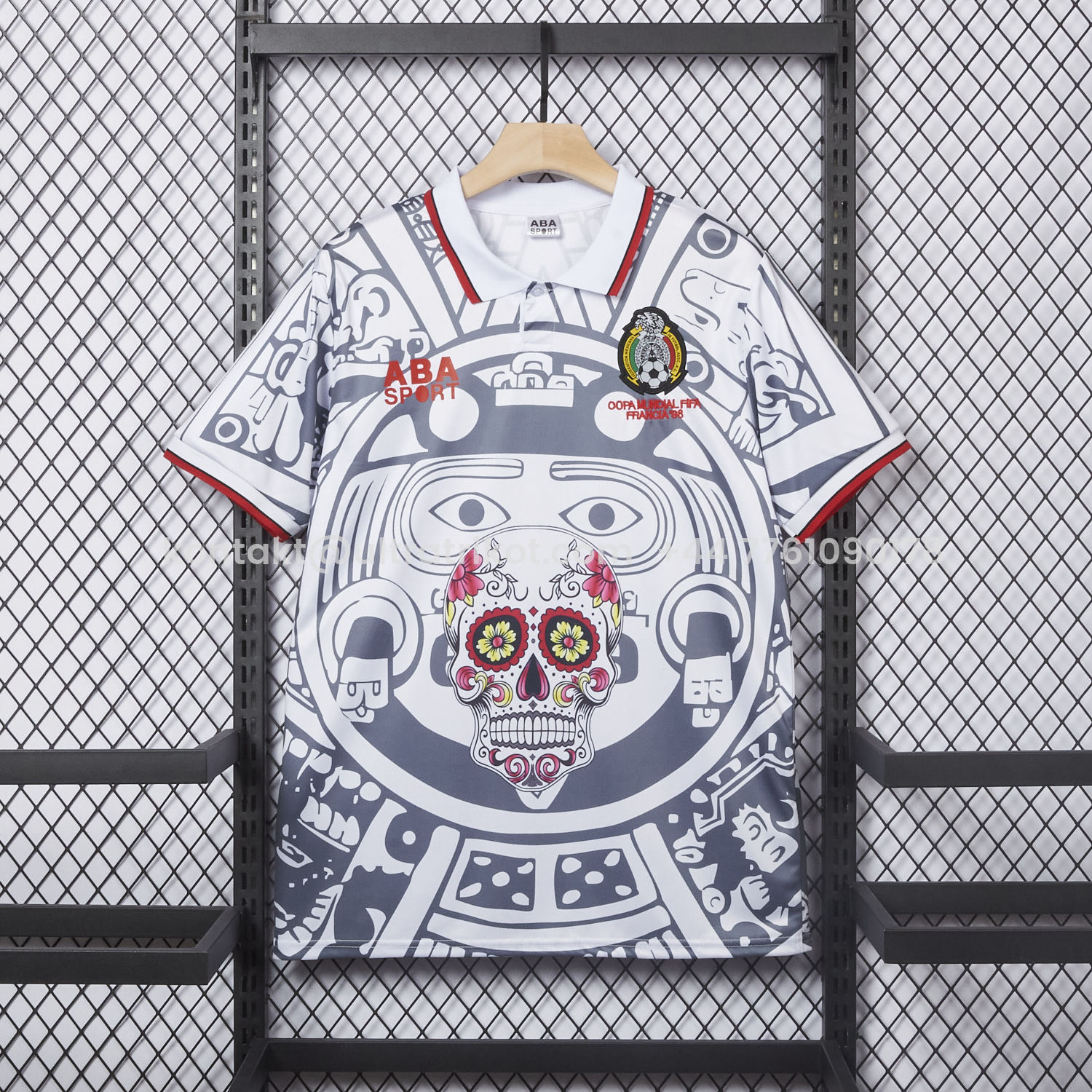 UltraTrikot-Retro Mexico 1998 Away Grey Special Edition Jersey