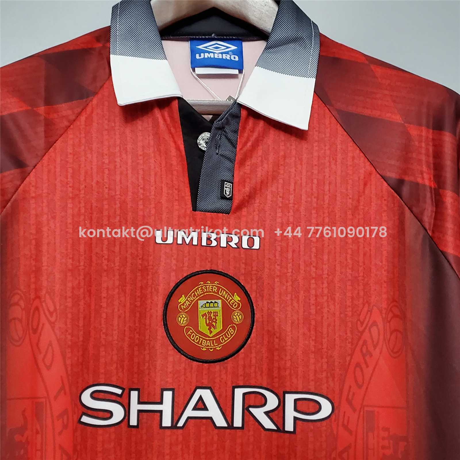UltraTrikot-Retro Manchester United 96-97 Home Jersey