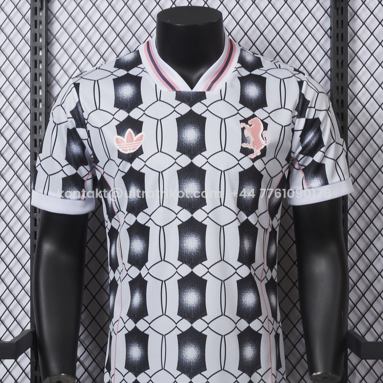 UltraTrikot-Juventus 25-26 Retro-Style Hexagonal Pattern Jersey - Player Edition