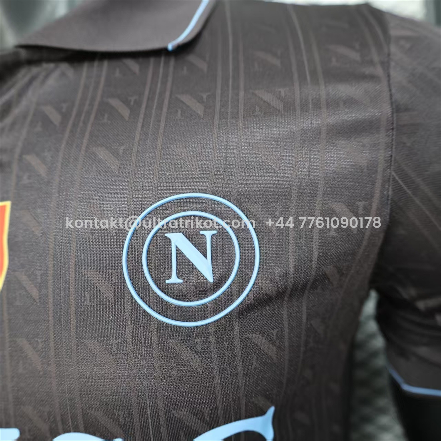 UltraTrikot-Napoli 25-26 Third Black Jersey - Player Version