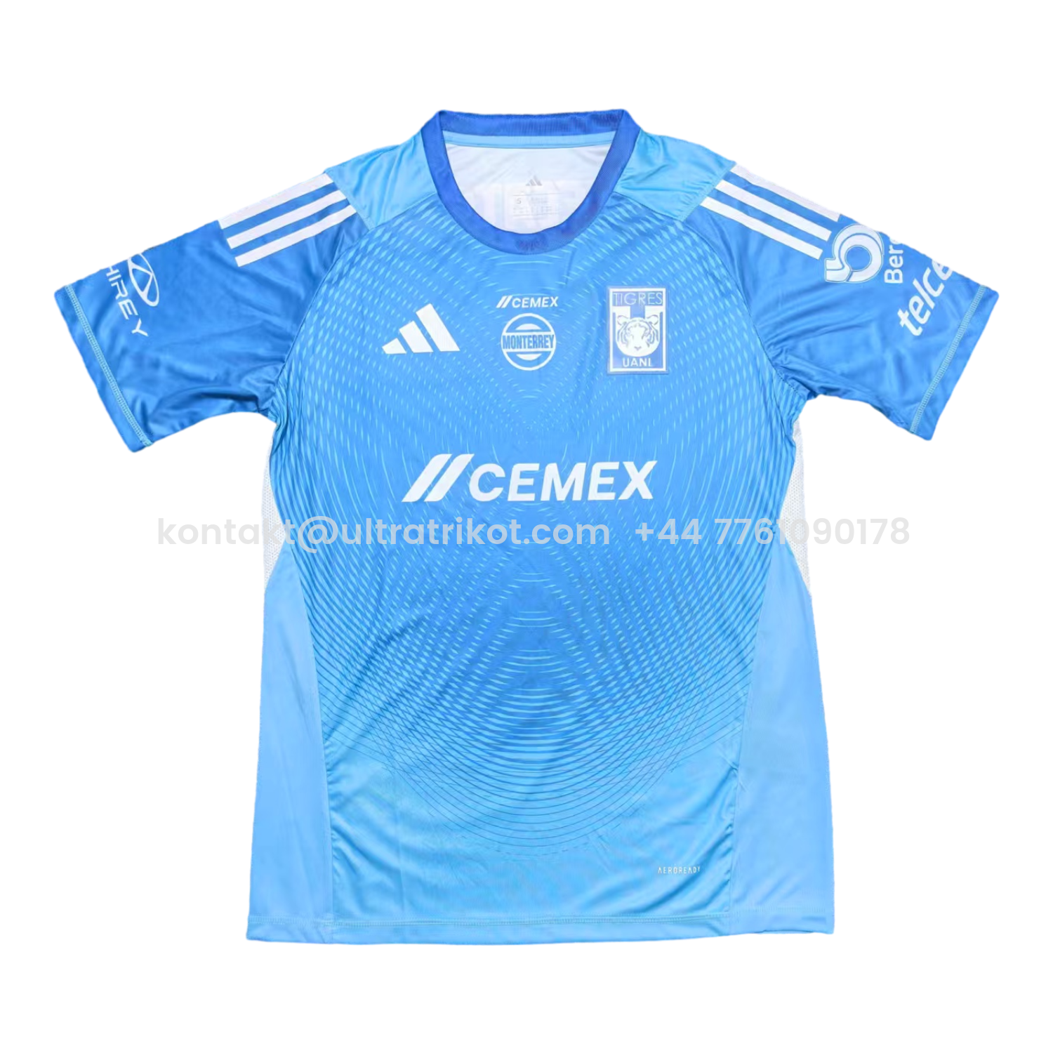 UltraTrikot-Tigres UANL 25-26 Blue Goalkeeper Jersey - Fans Version