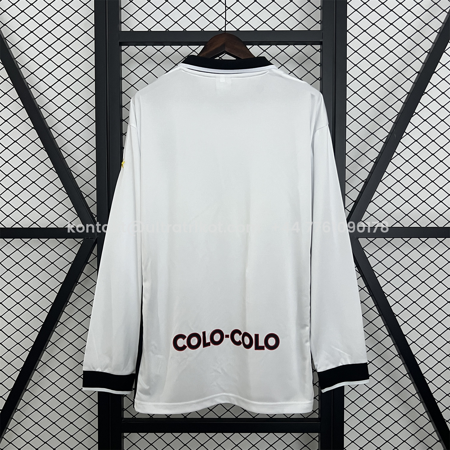 UltraTrikot-Retro Colo Colo 1998-99 Home Long Sleeves Jersey