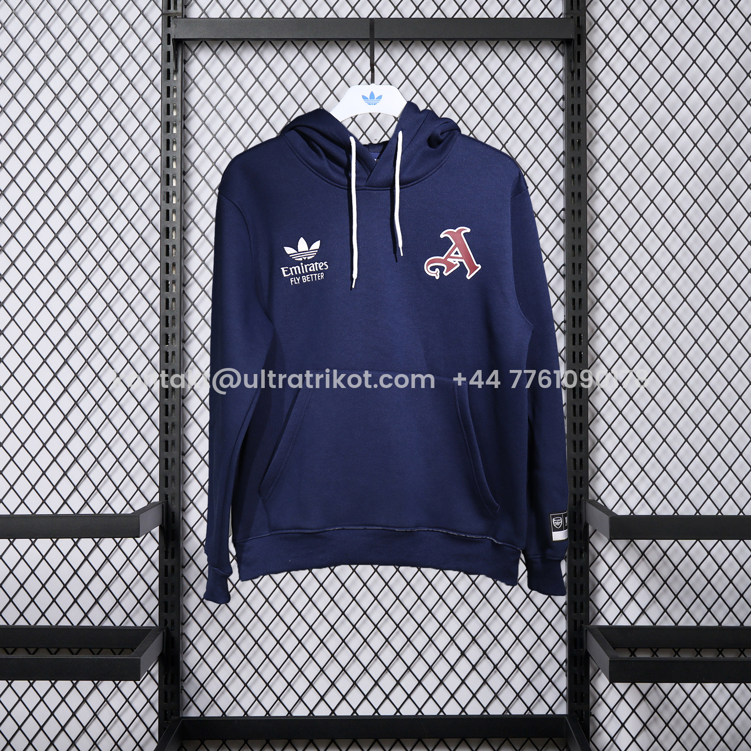 UltraTrikot-Arsenal 25-26 Pure Color Training Set - Dark Blue Top and Dark Blue Pants