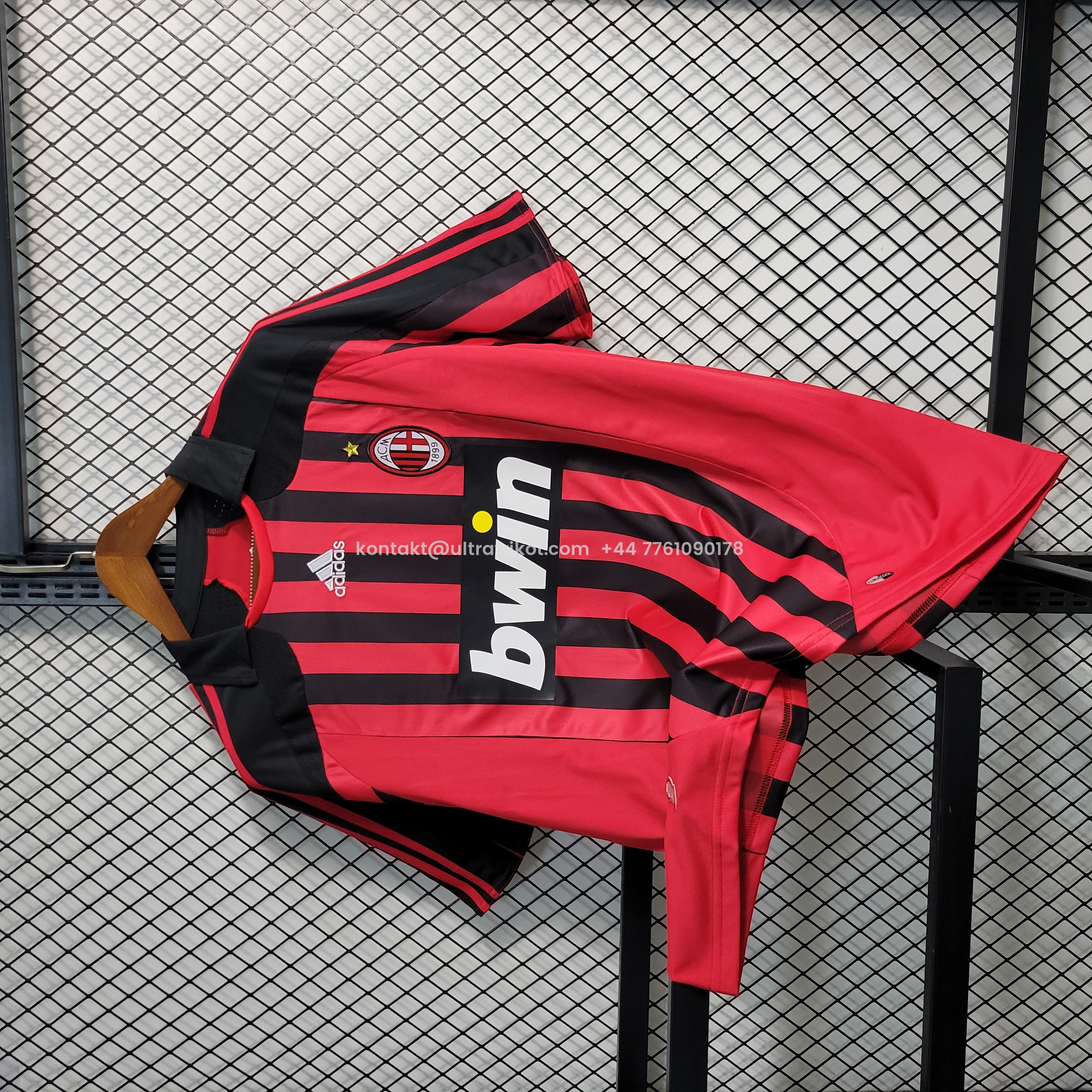 UltraTrikot-Retro AC Milan 2007-08 Home Stadium Jersey