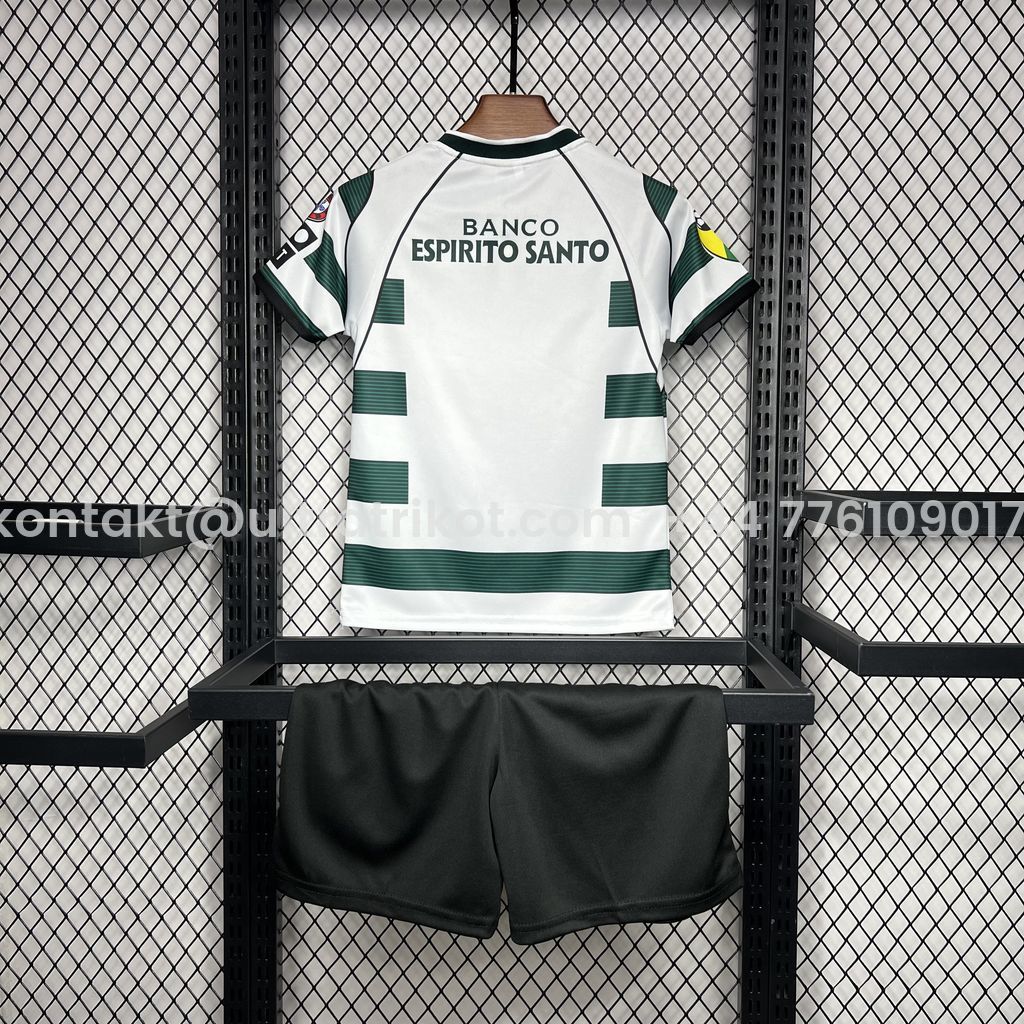 UltraTrikot-Retro Sporting CP 2001-03 Home Stadium Kids Kit